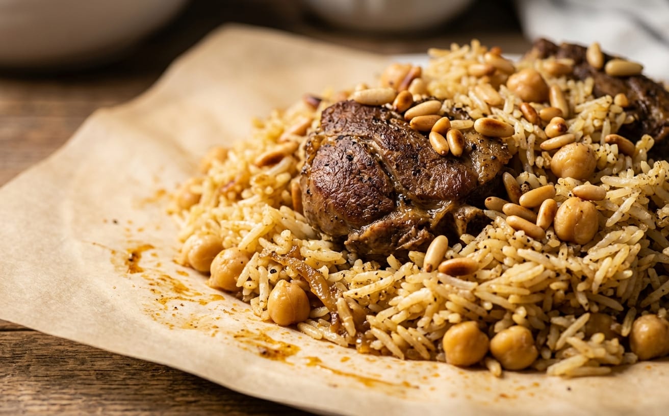 Qidreh (Baked Lamb, Chickpea, and Rice Pot)