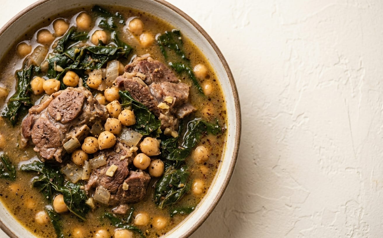 Sumagiyya (Sumac Lamb and Swiss Chard Stew)