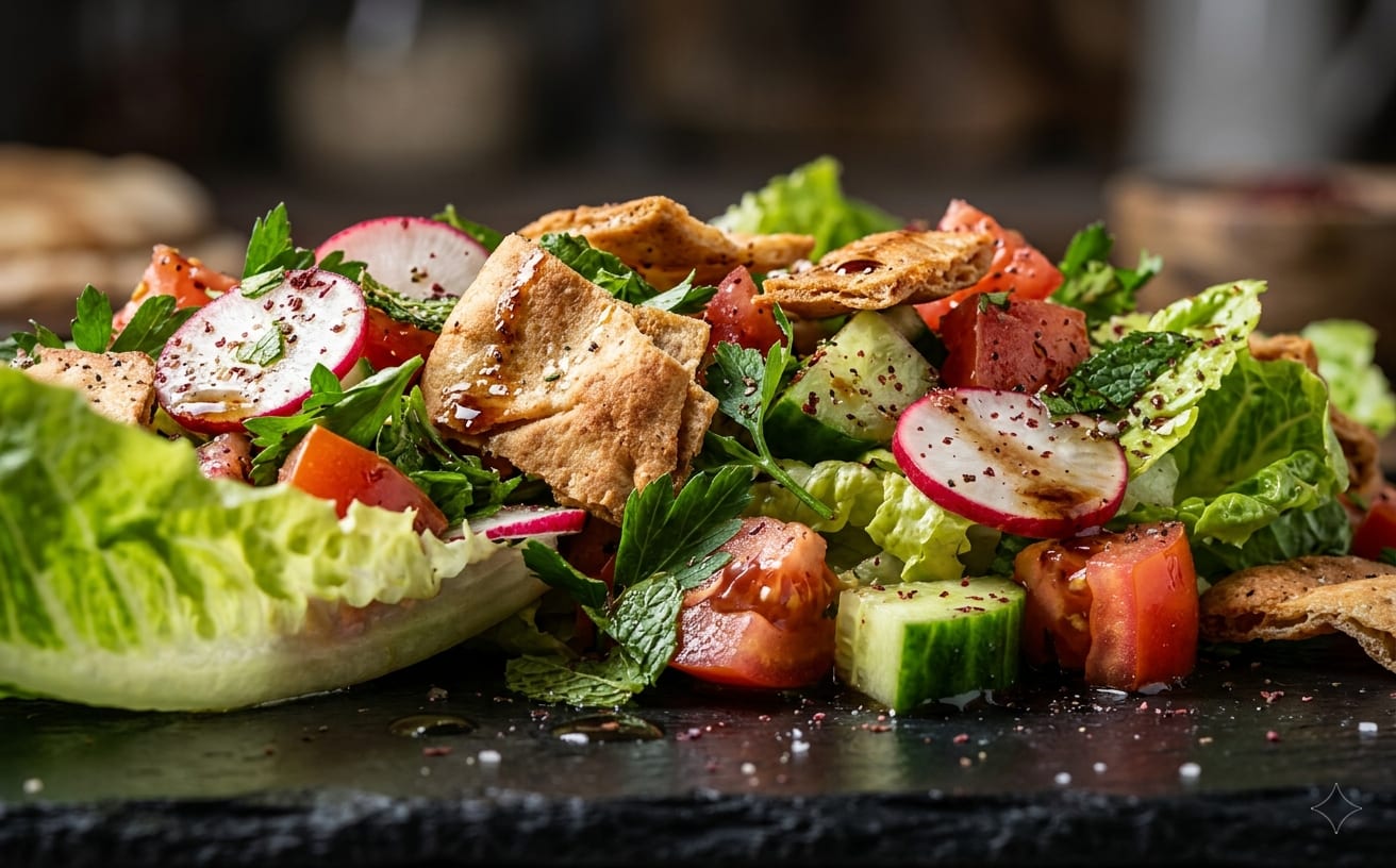 Fattoush (Toasted Bread Salad)