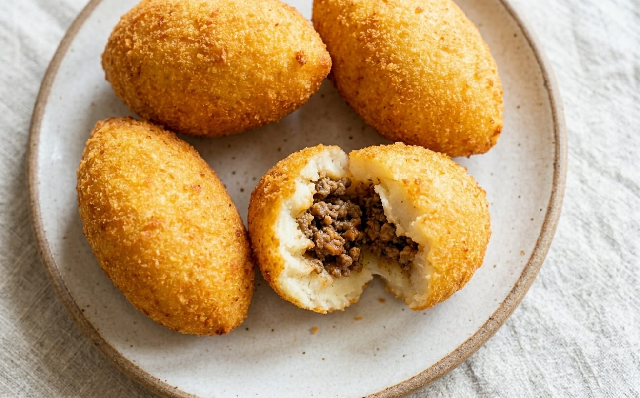 Carimañolas (Cassava and Beef Fritters)