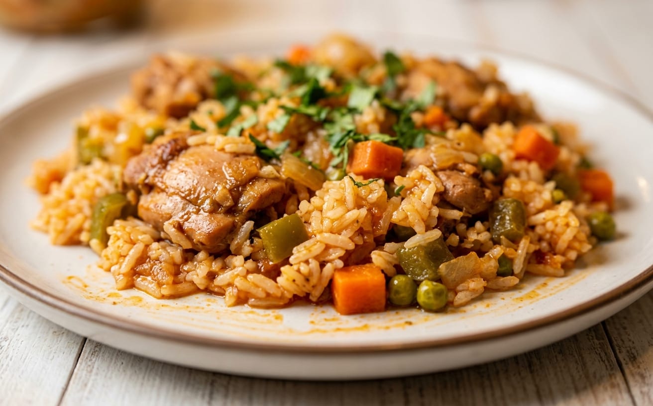 Arroz con Pollo (Panamanian Chicken and Rice)