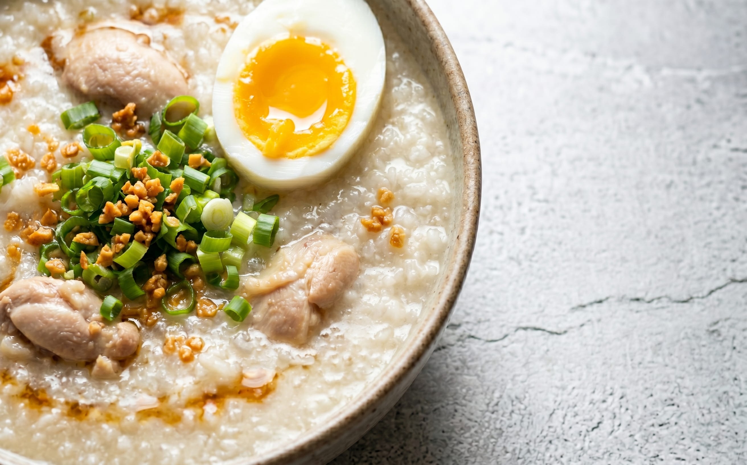 Arroz Caldo (Ginger Chicken Rice Porridge)