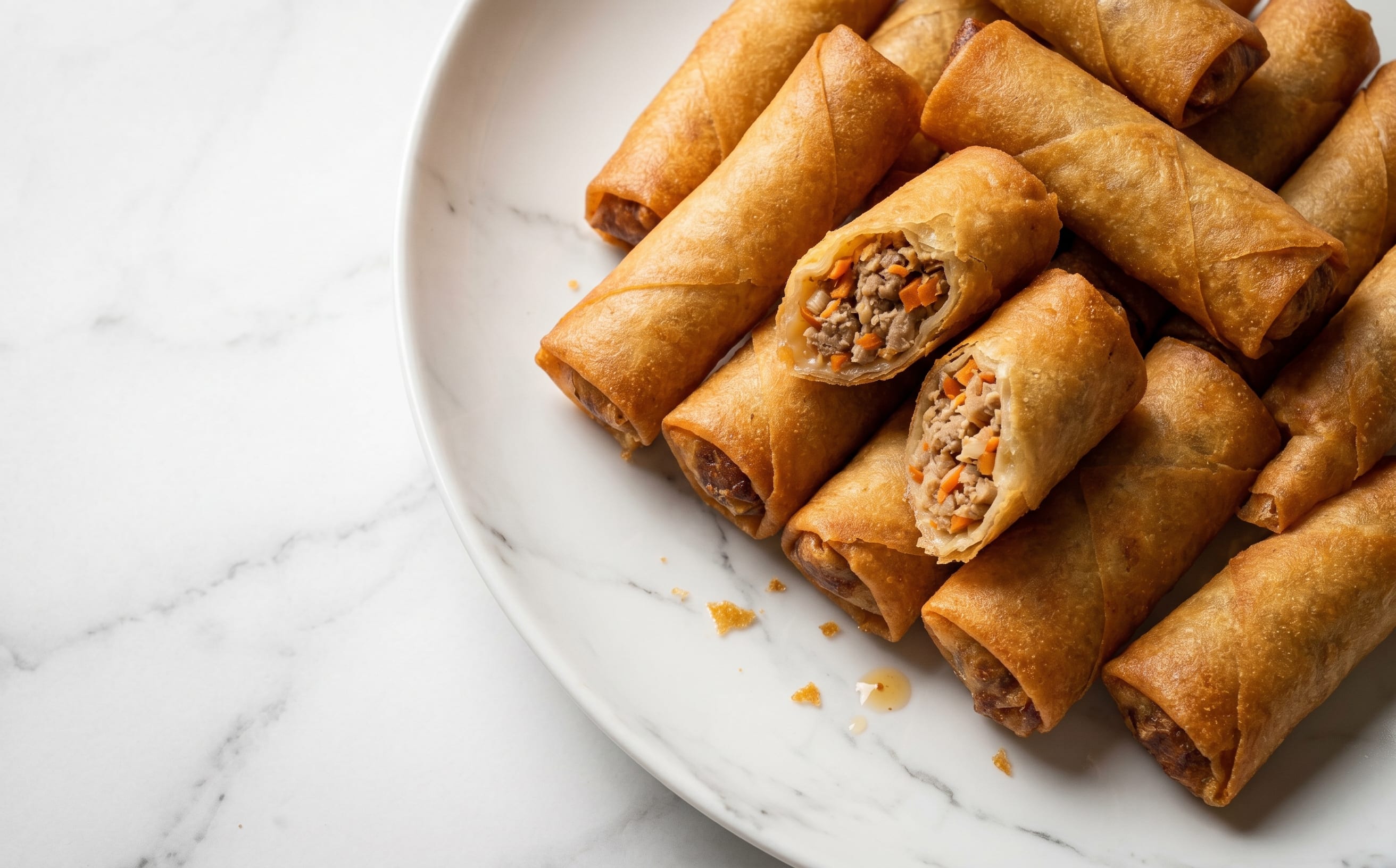 Lumpiang Shanghai (Crispy Pork Spring Rolls)