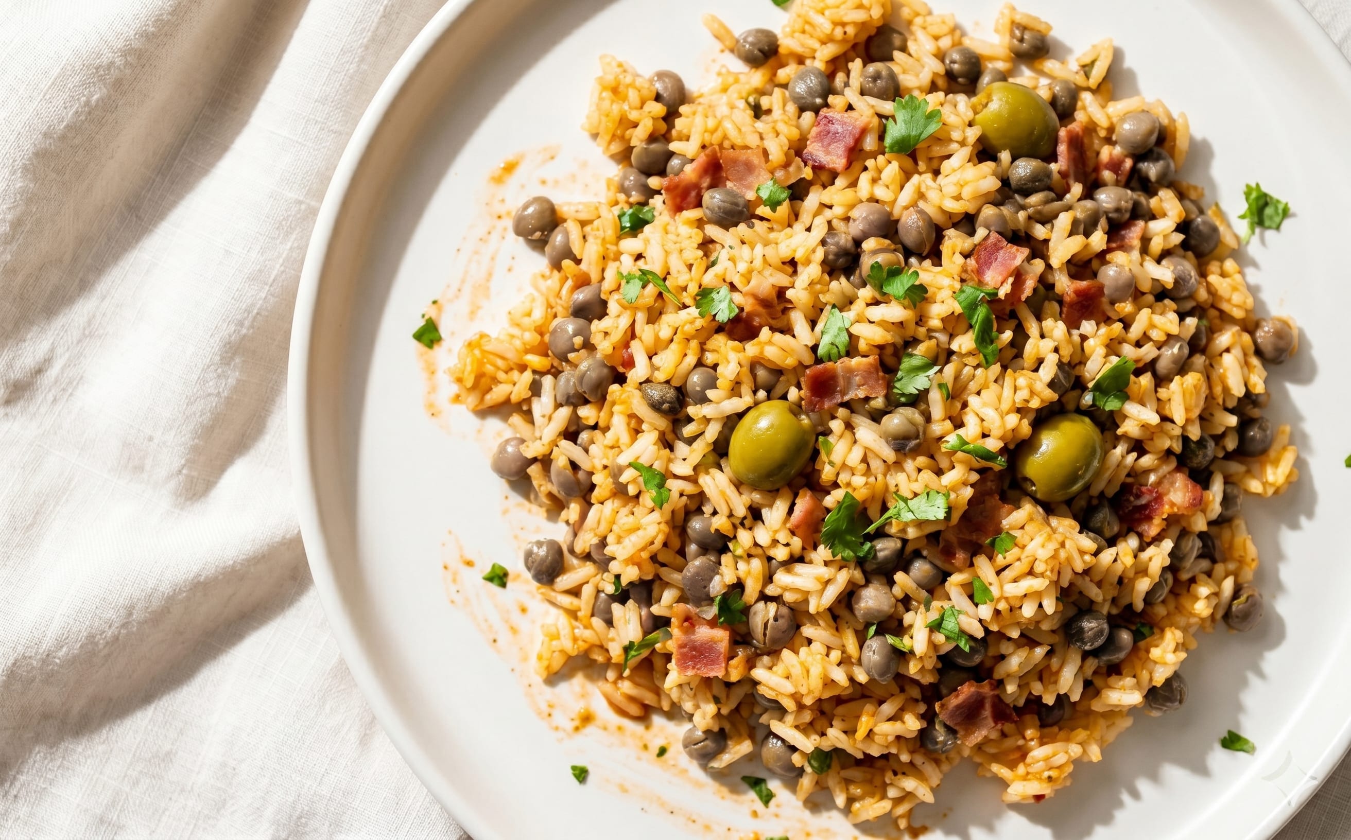 Arroz con Gandules (Rice with Pigeon Peas)