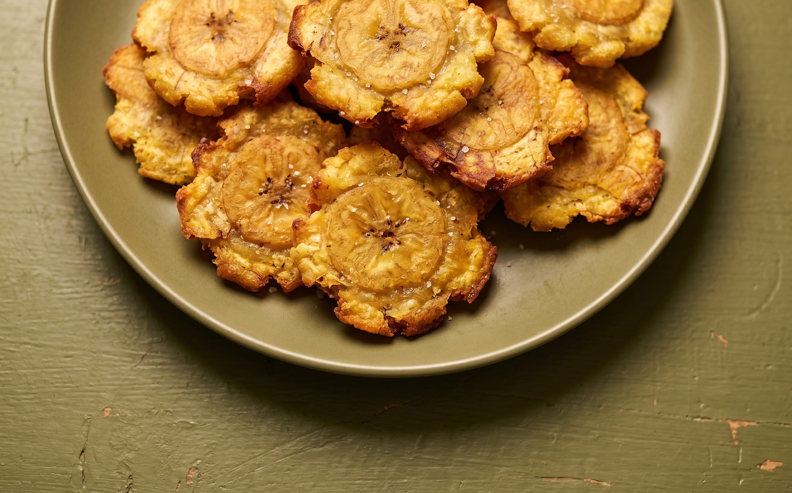 Tostones (Twice-Fried Green Plantains)