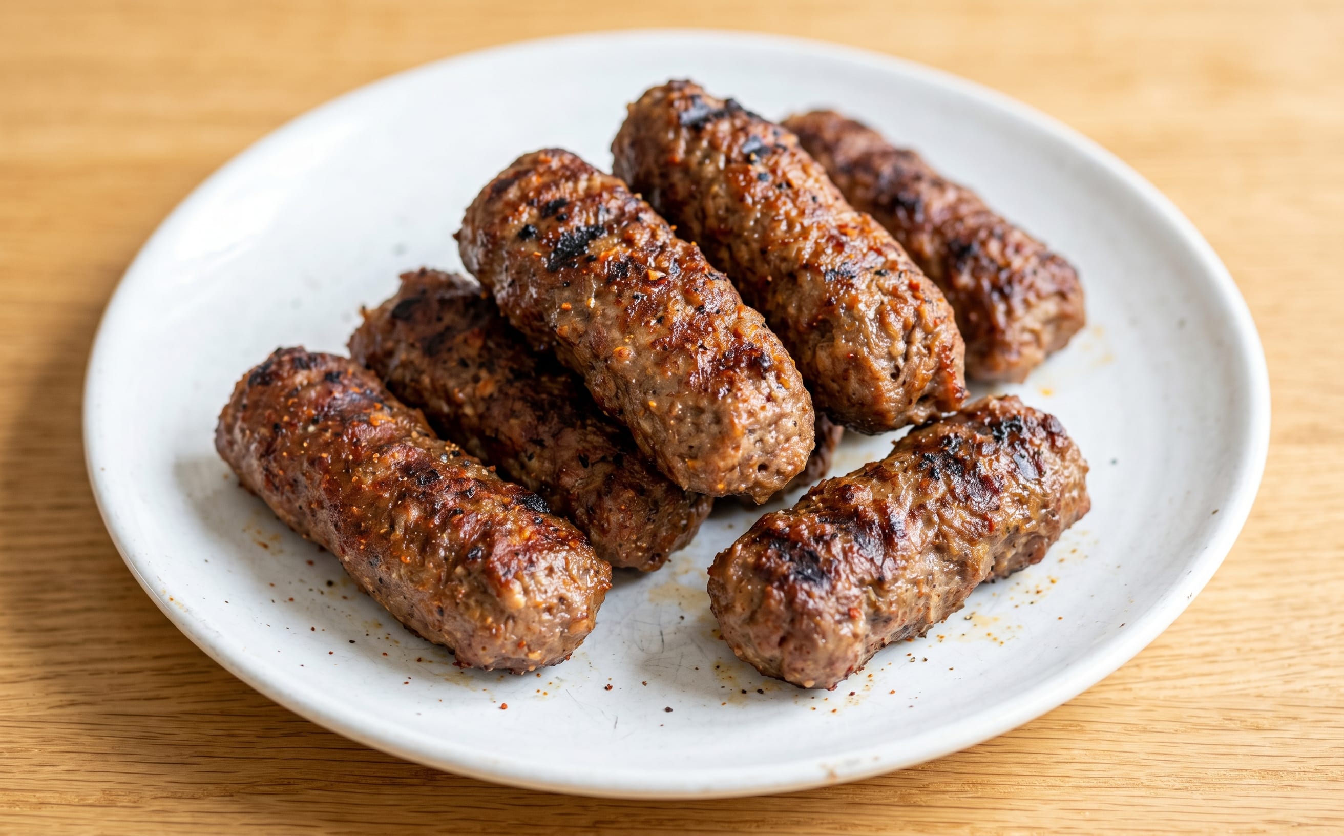 Mici (Grilled Garlic Meat Rolls)