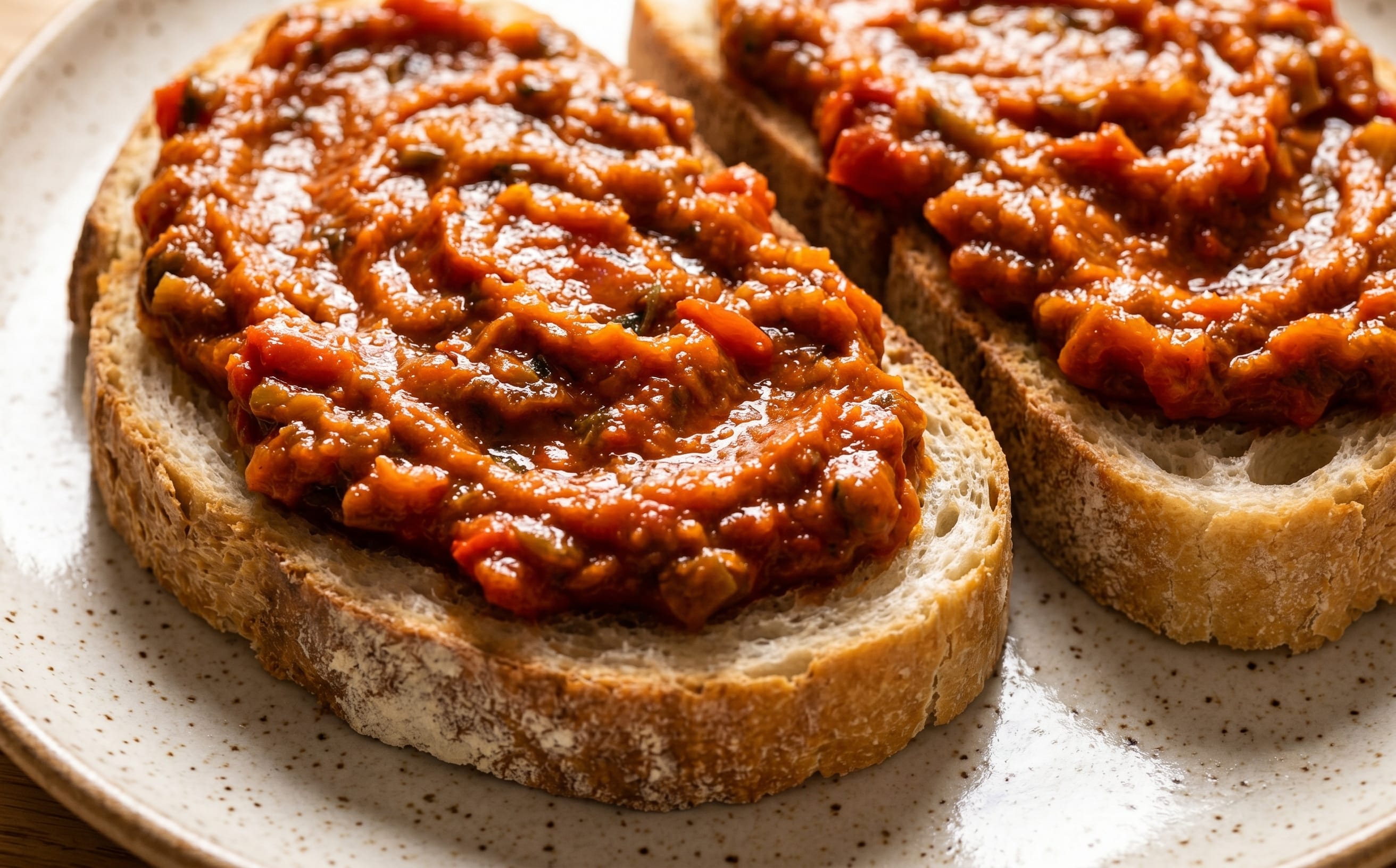 Zacuscă (Roasted Eggplant and Pepper Spread)