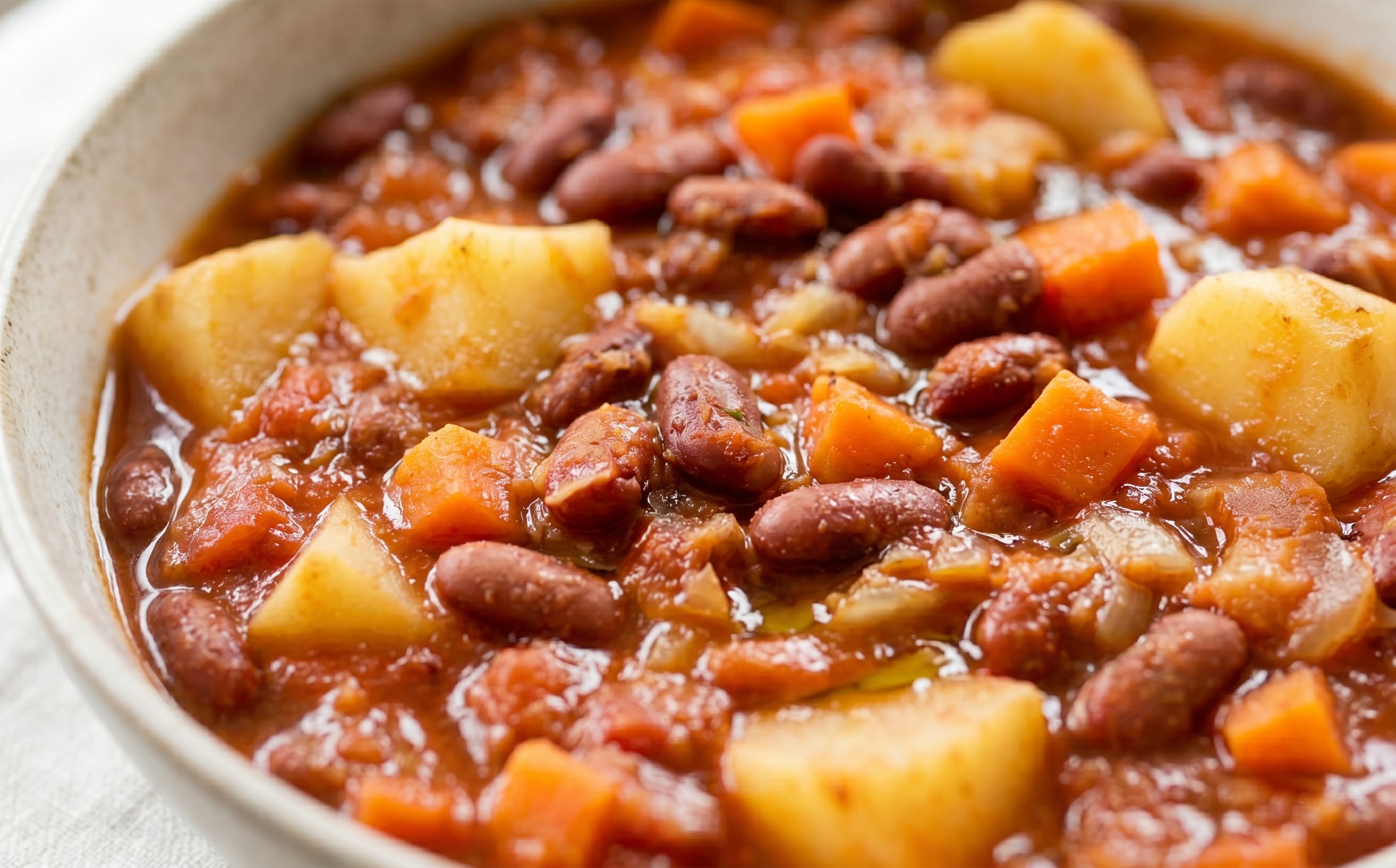 Rwandan-Style Bean and Potato Stew