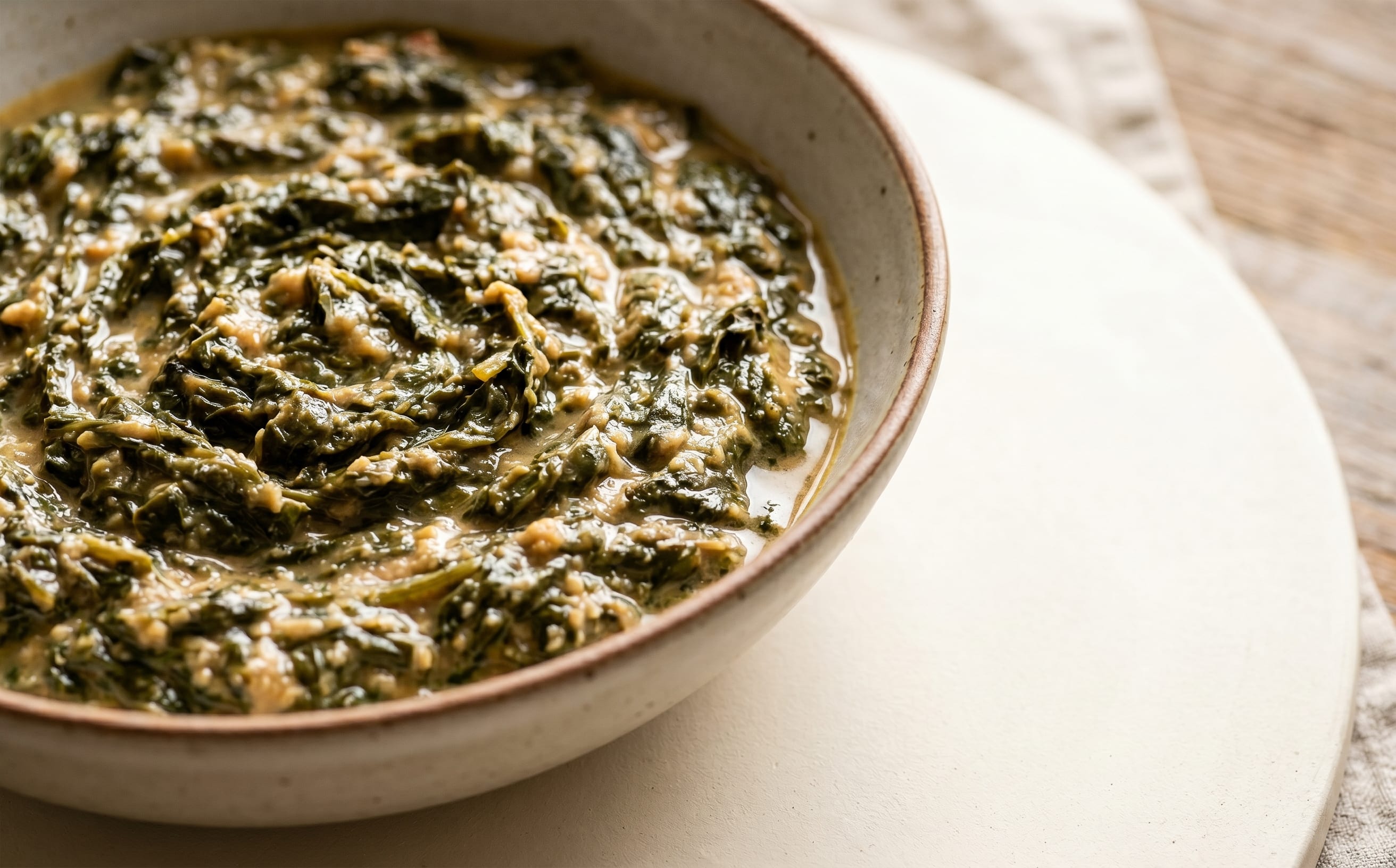 Isombe (Cassava Leaf and Peanut Stew)