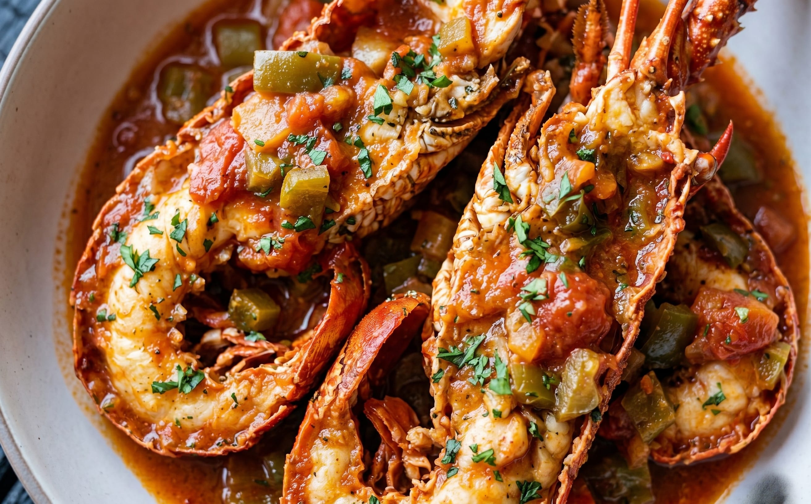 Langouste à la Créole (Creole Spiny Lobster)