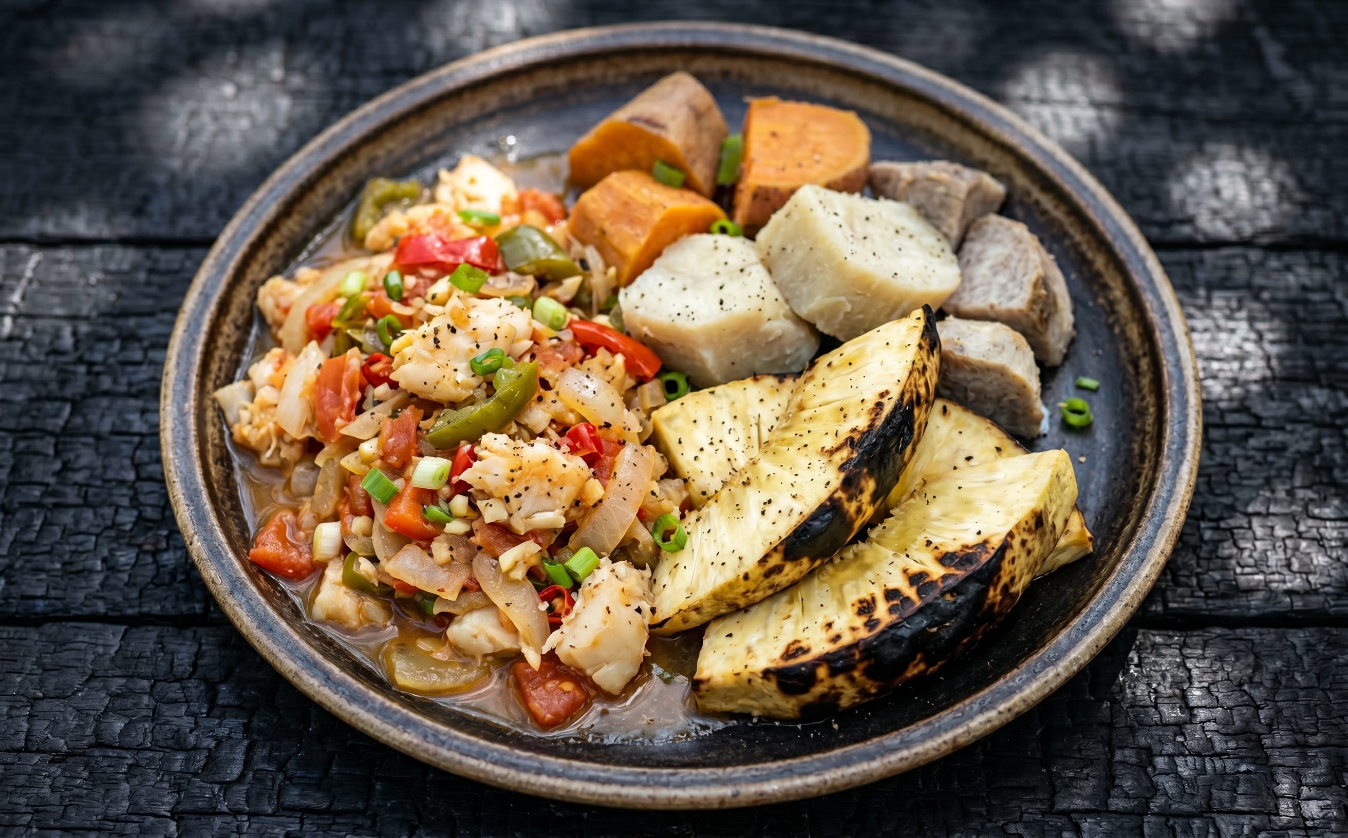 Salted Cod with Ground Provisions