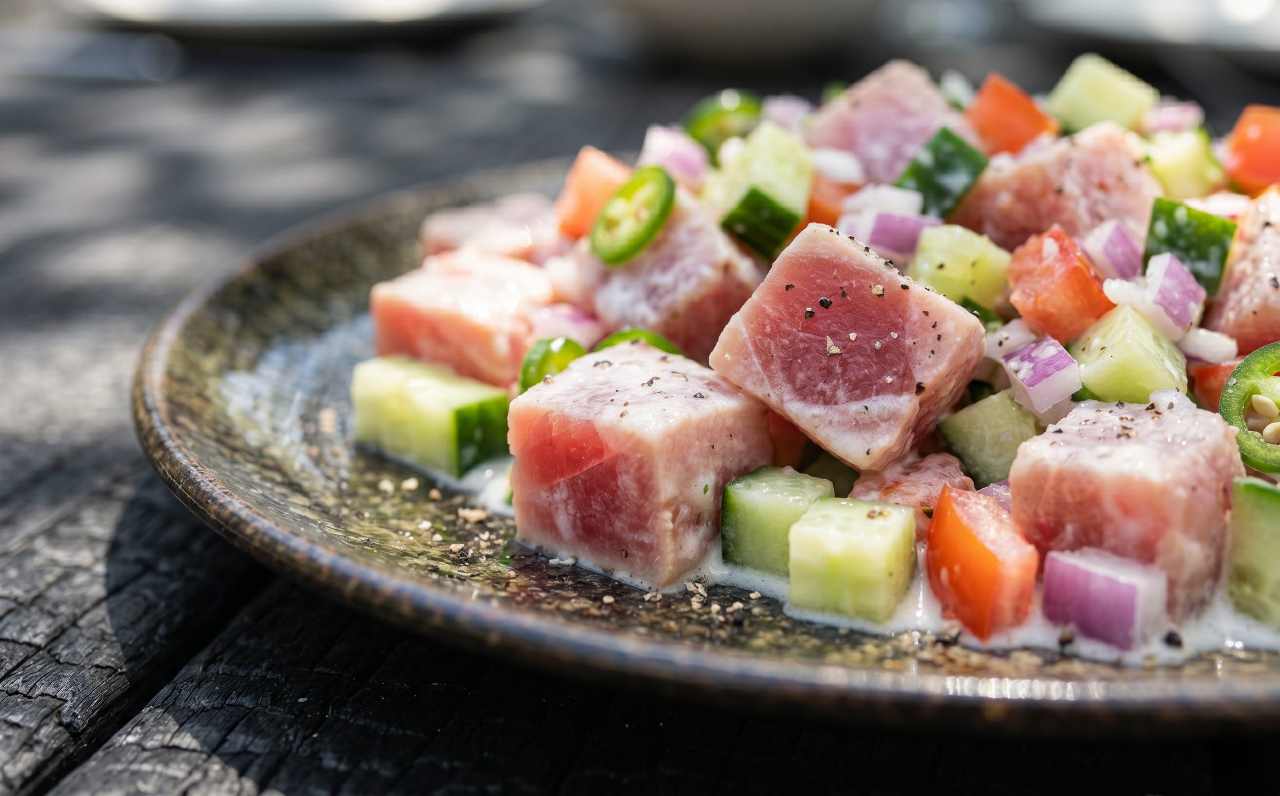 Oka I'a (Samoan Raw Fish in Coconut Cream)