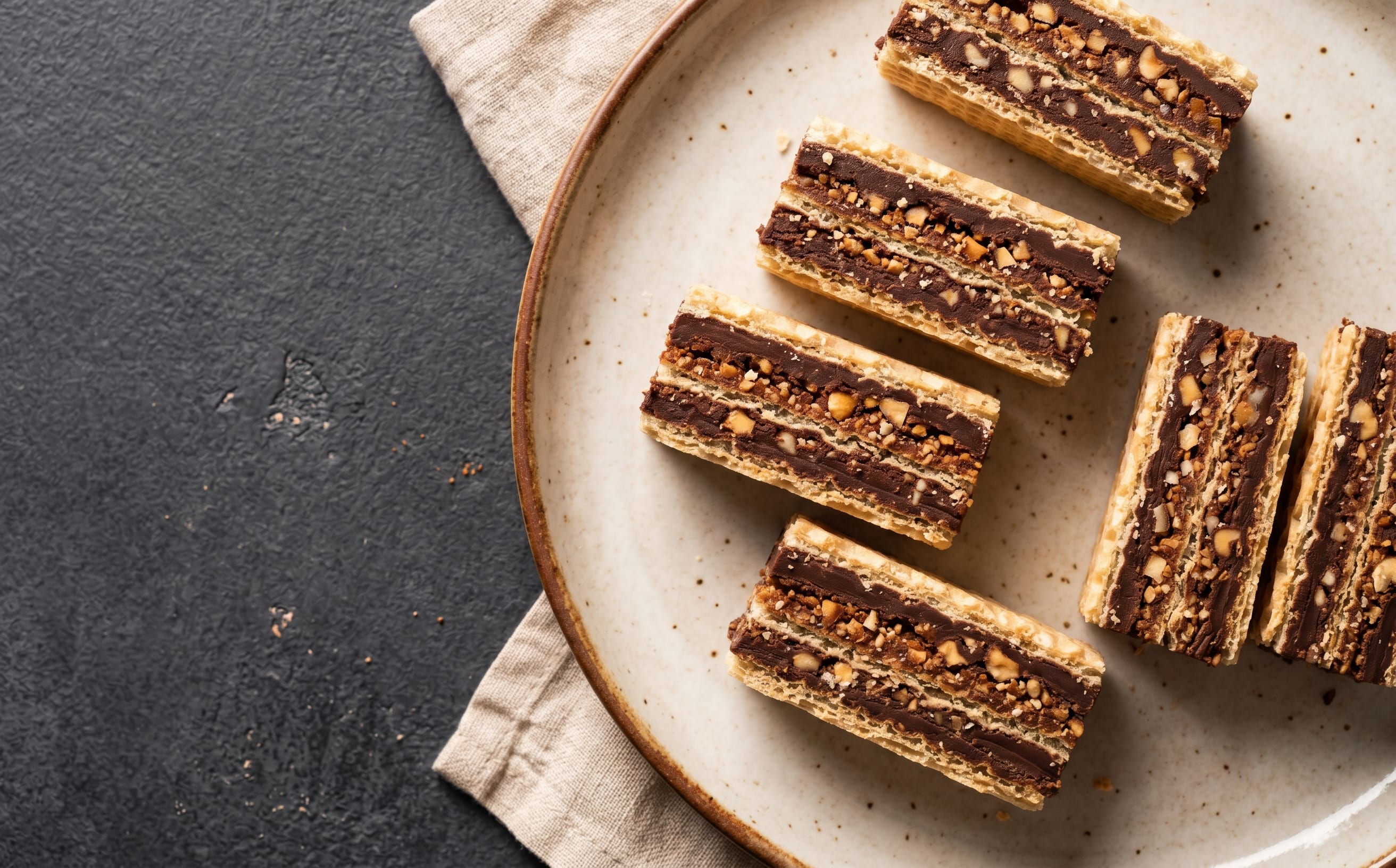 Verretta (Hazelnut and Chocolate Wafer Slice)