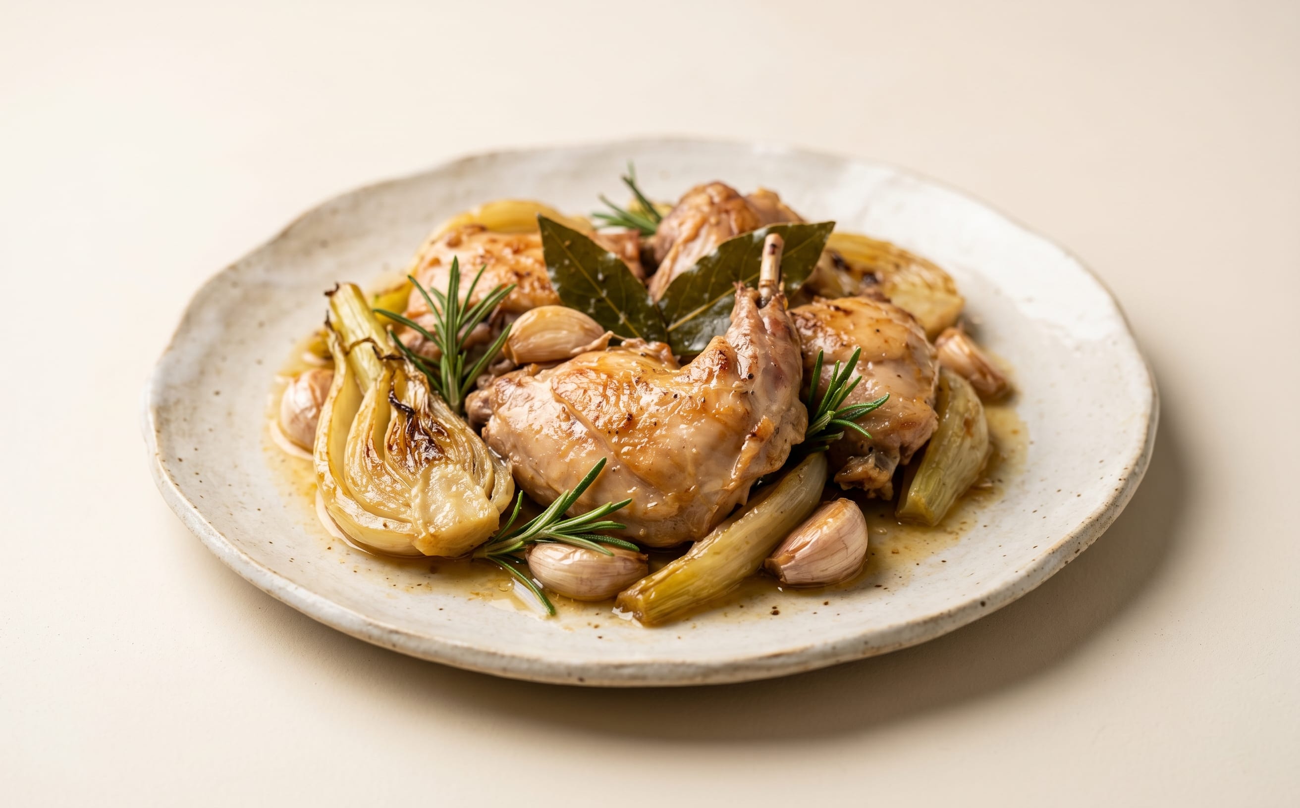 Coniglio Arrosto al Finocchio (Roast Rabbit with Fennel)