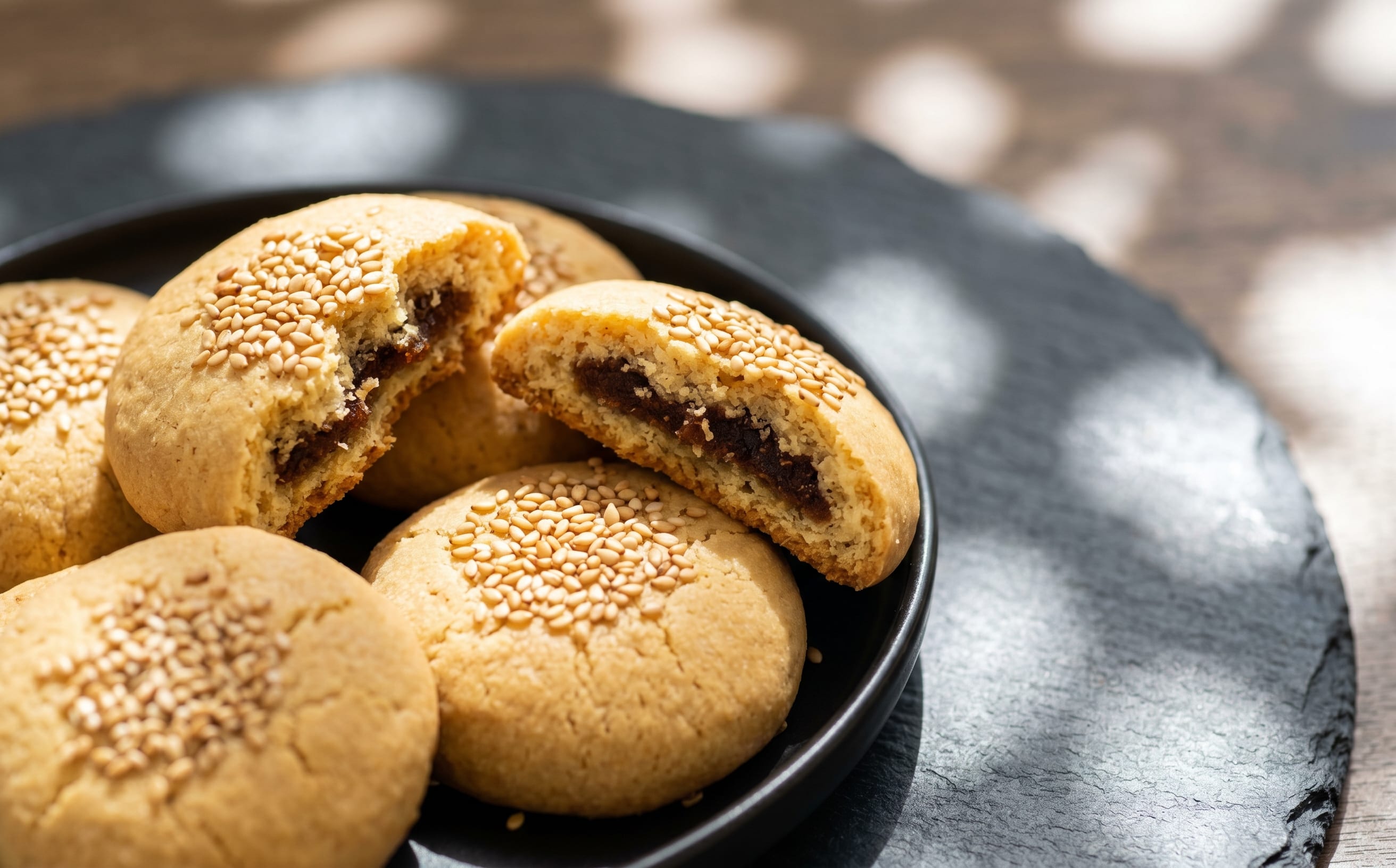 Ma'amoul bi Tamr (Date-Filled Cookies)
