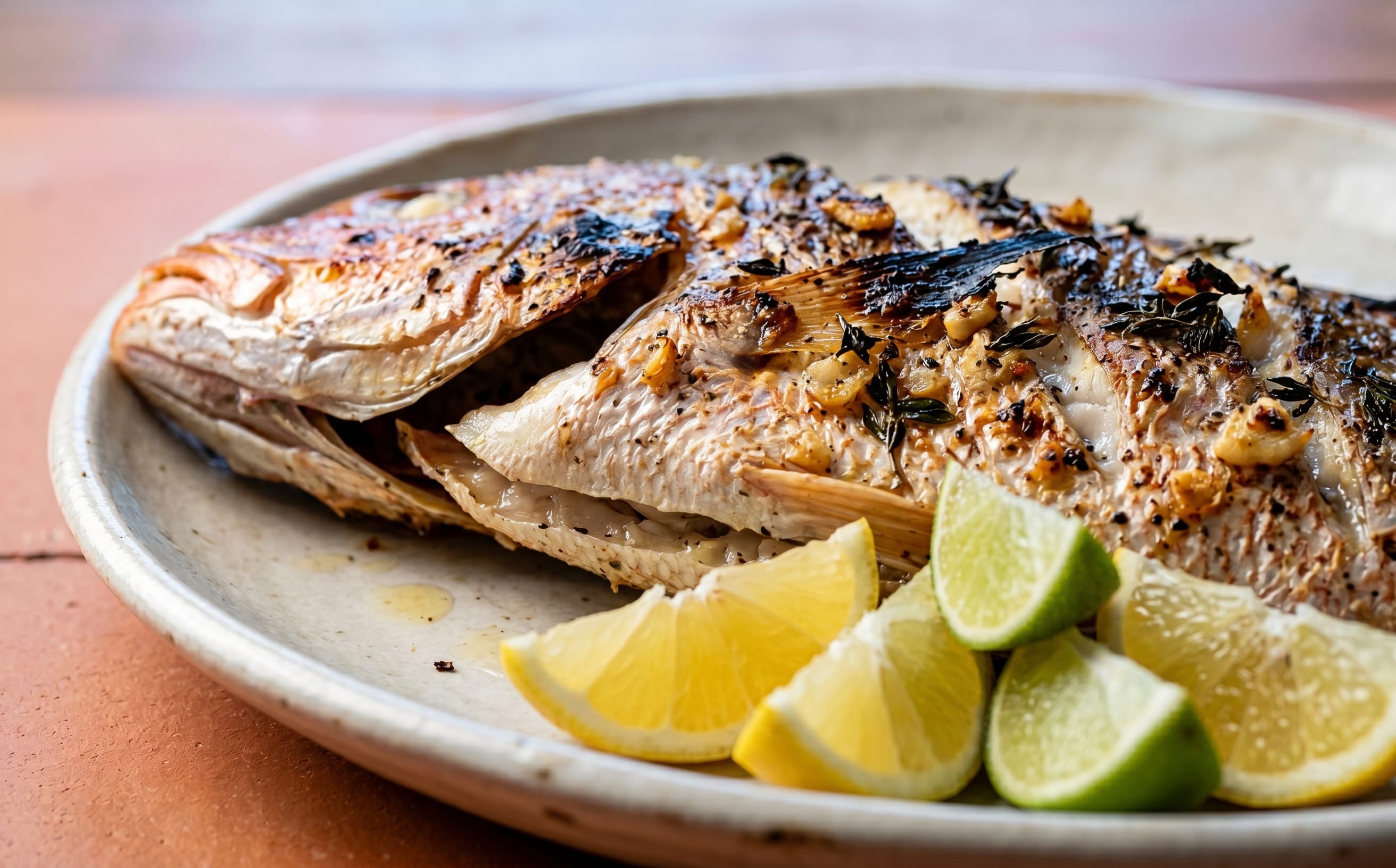 Grilled Red Snapper with Lime and Thyme