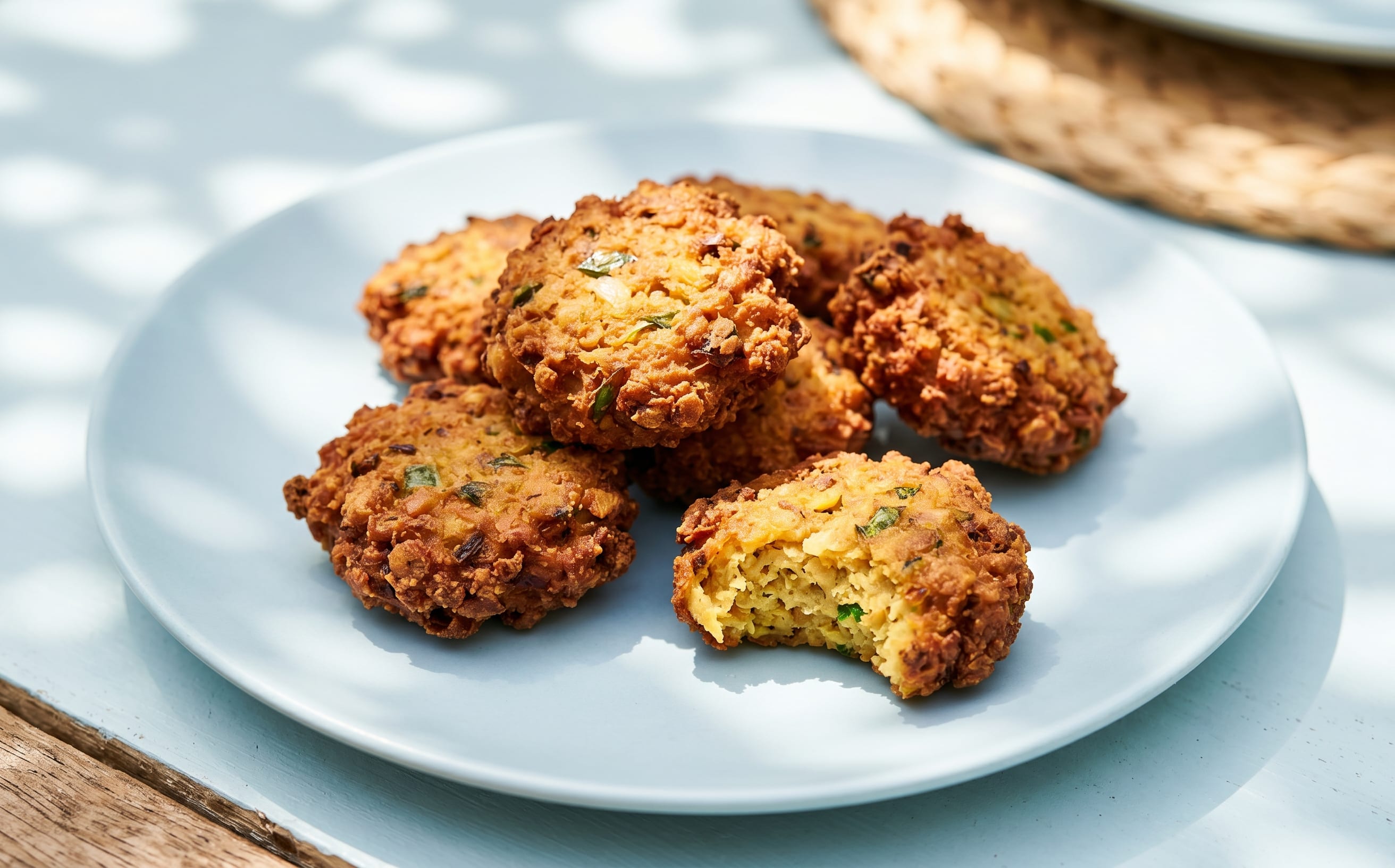 Gato Piman (Split Pea Chili Cakes)