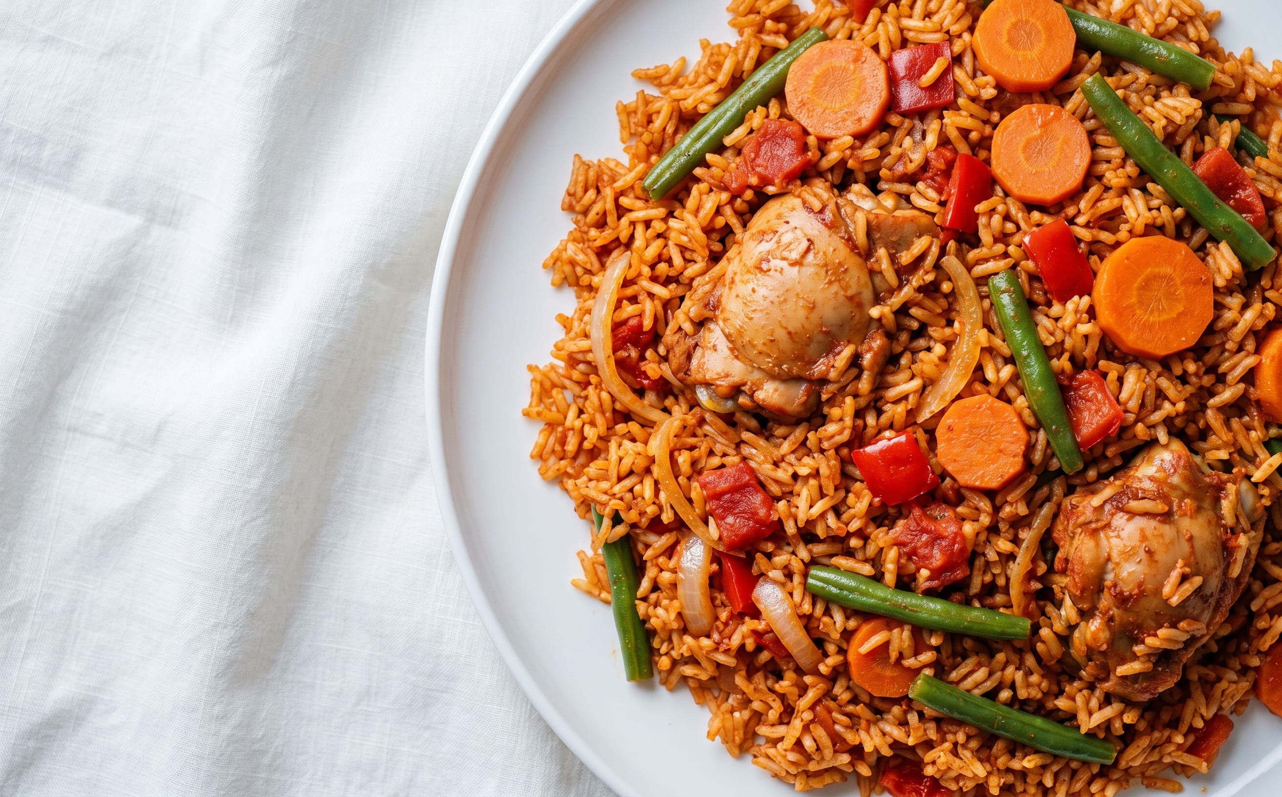 Sierra Leonean Jollof Rice with Chicken