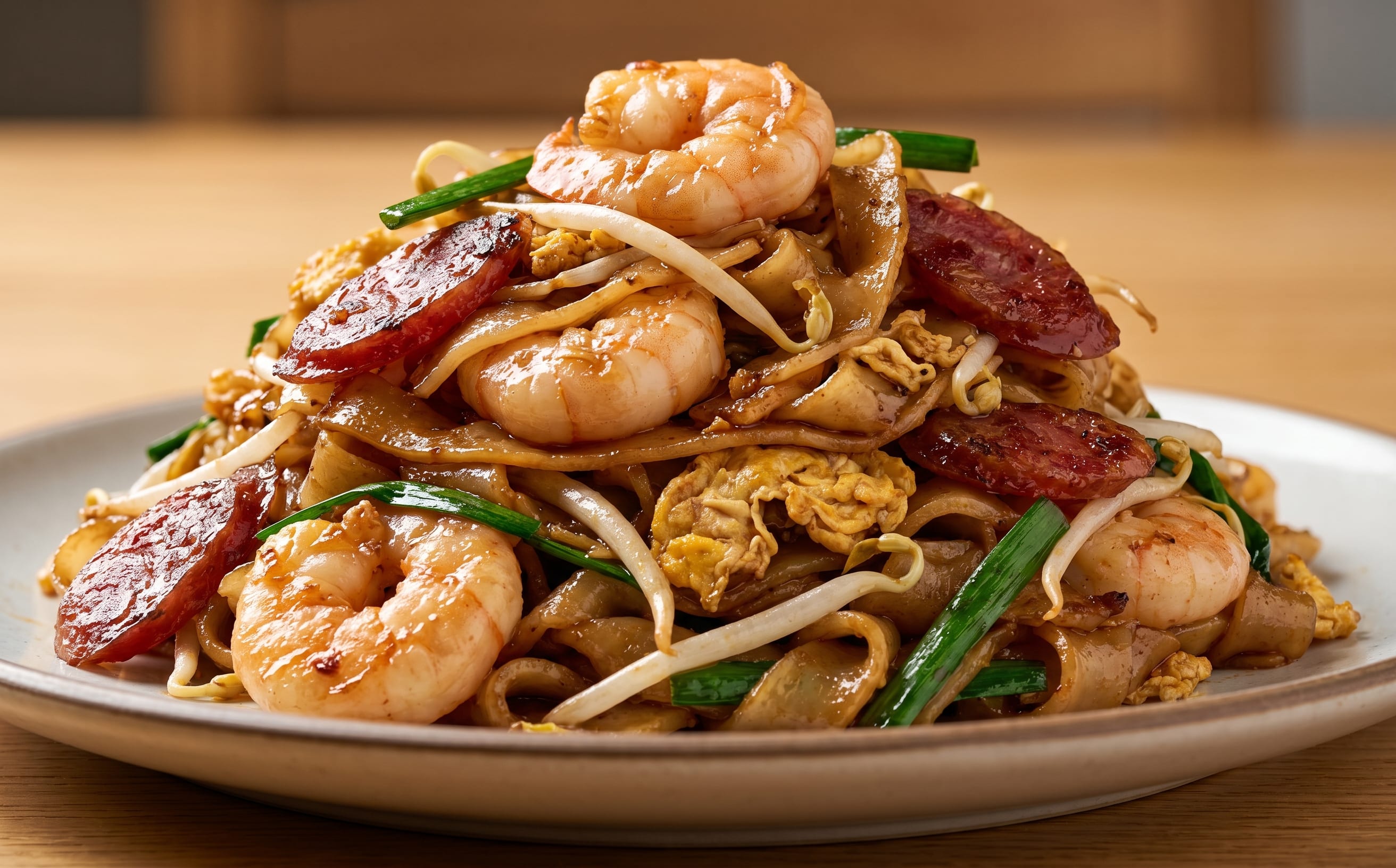 Char Kway Teow (Stir-Fried Flat Rice Noodles)