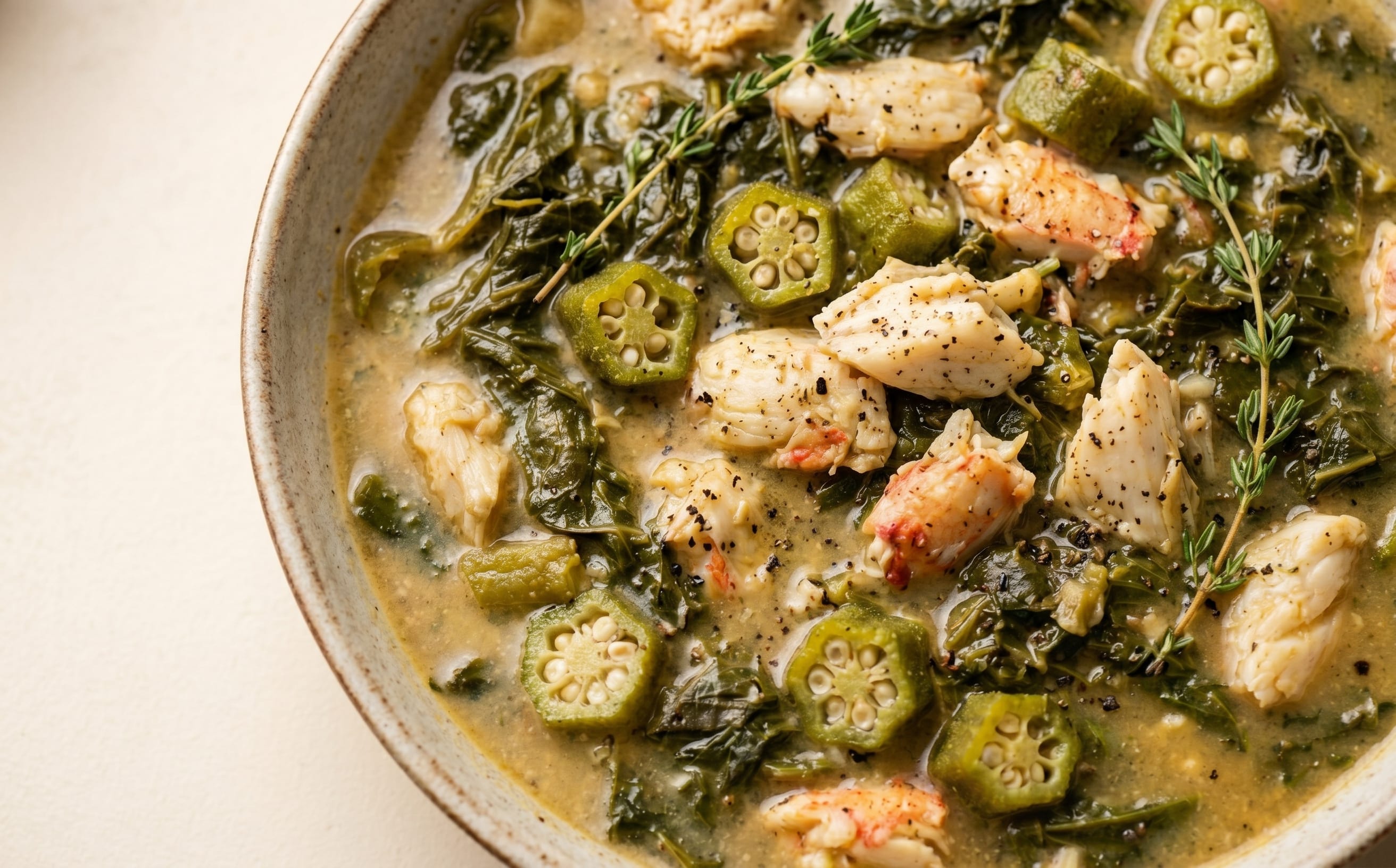 Callaloo Crab Soup