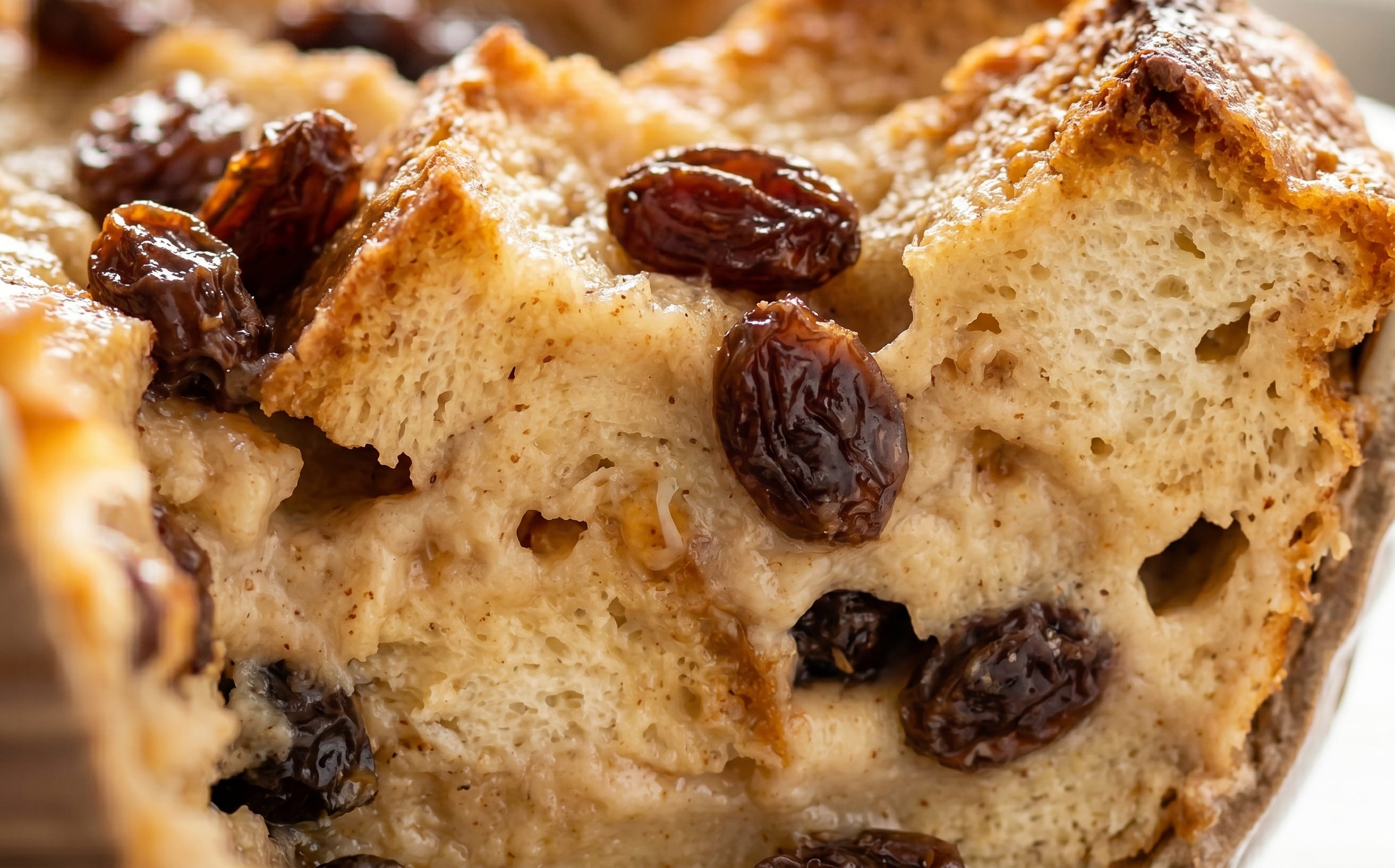 Coconut Raisin Bread Pudding