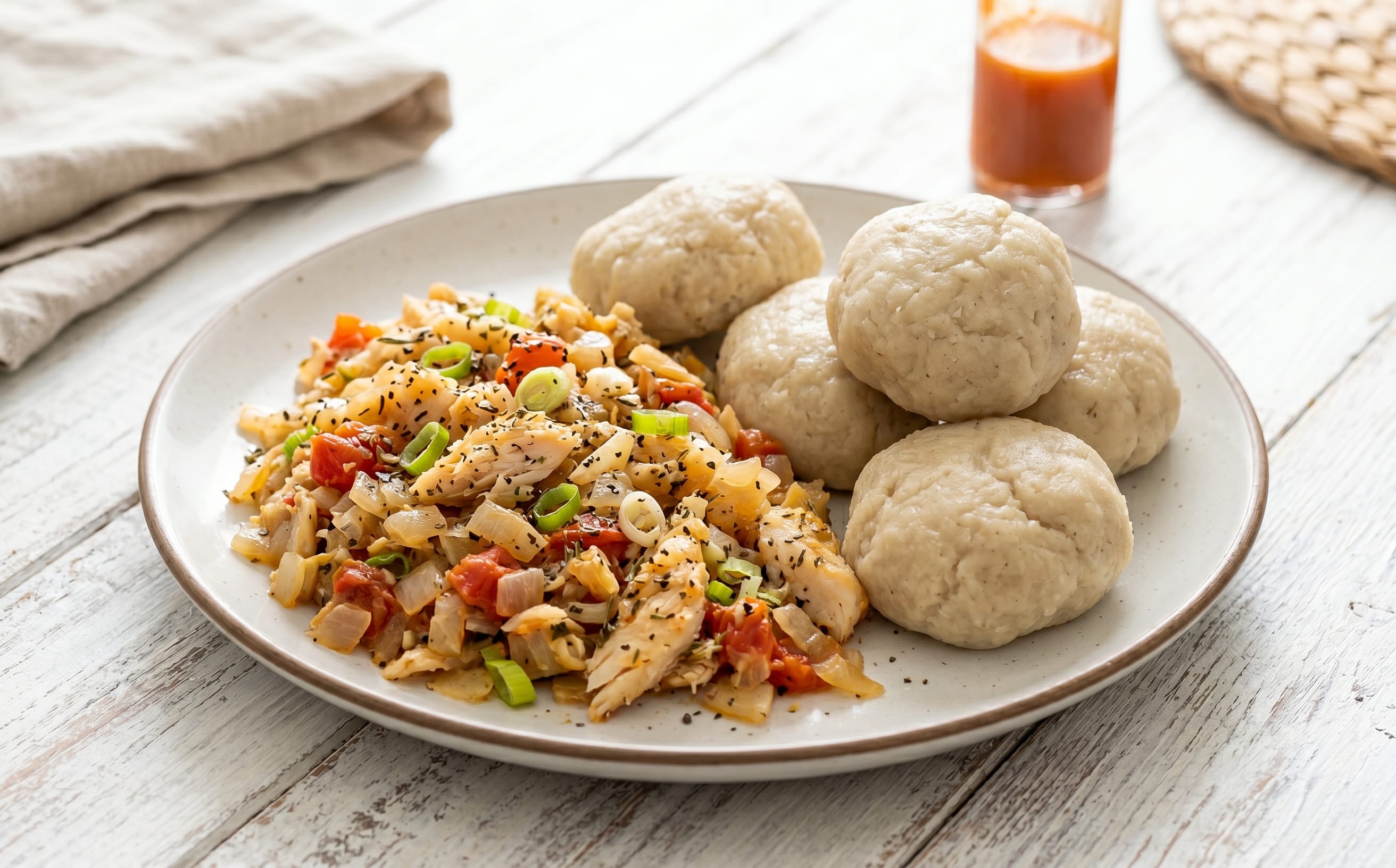 Saltfish and Dumplings