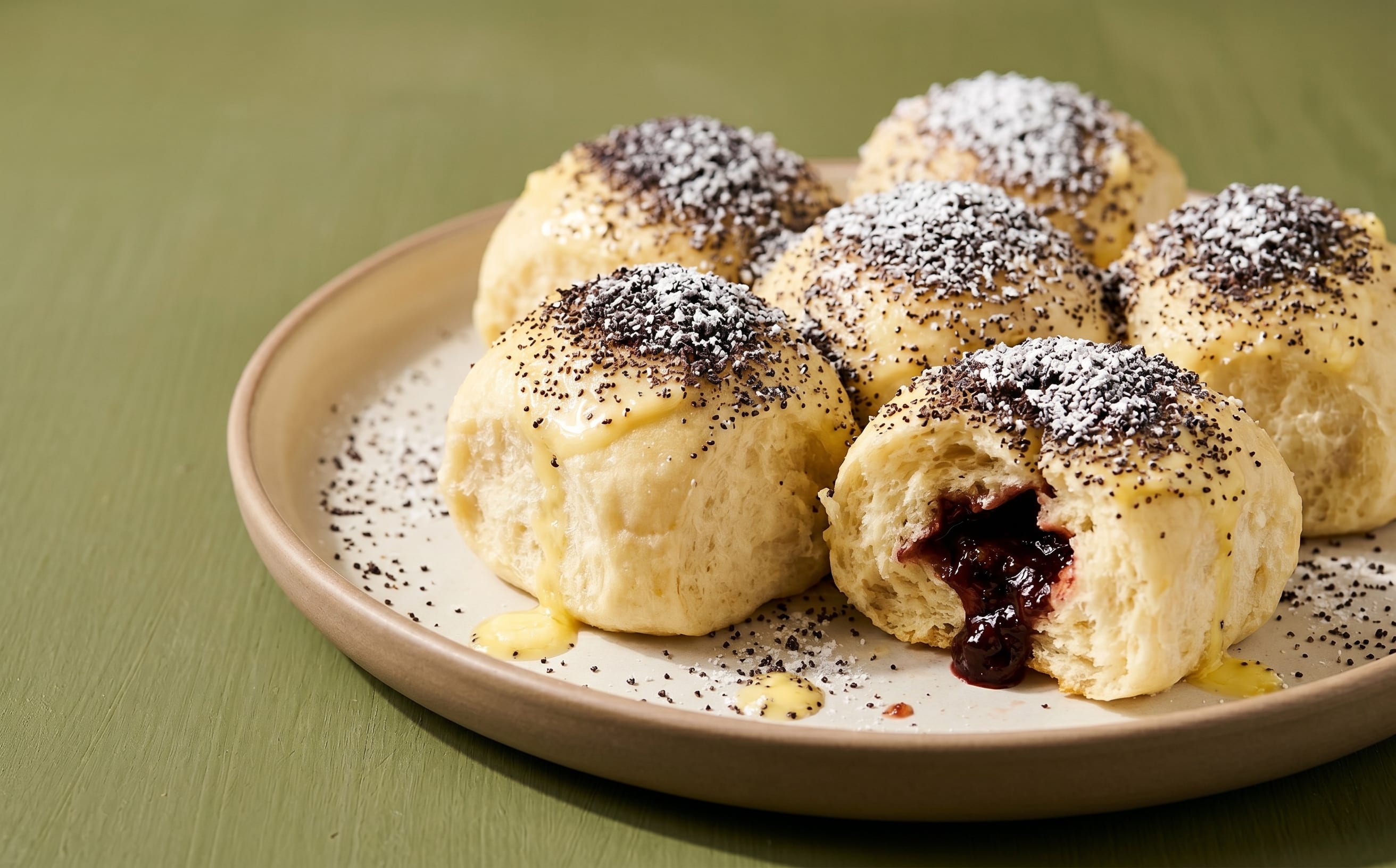 Parené Buchty (Steamed Plum Jam Buns)