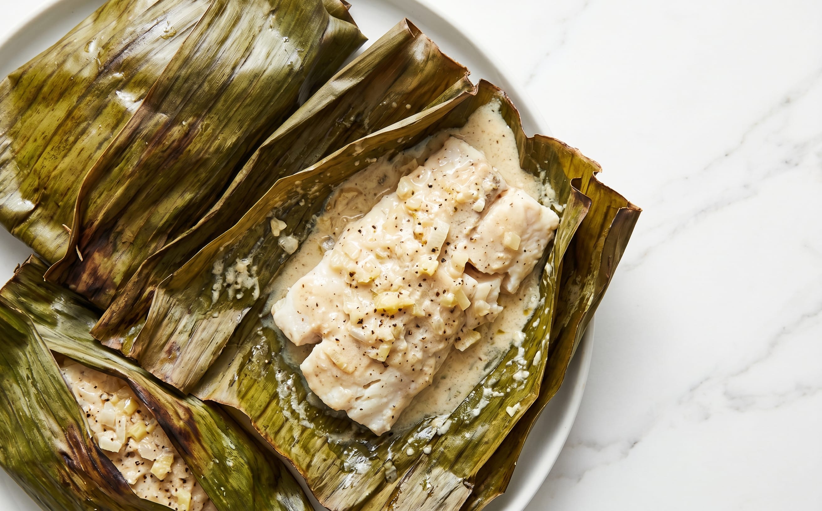 Solomon Islands-Style Banana Leaf Fish Parcels