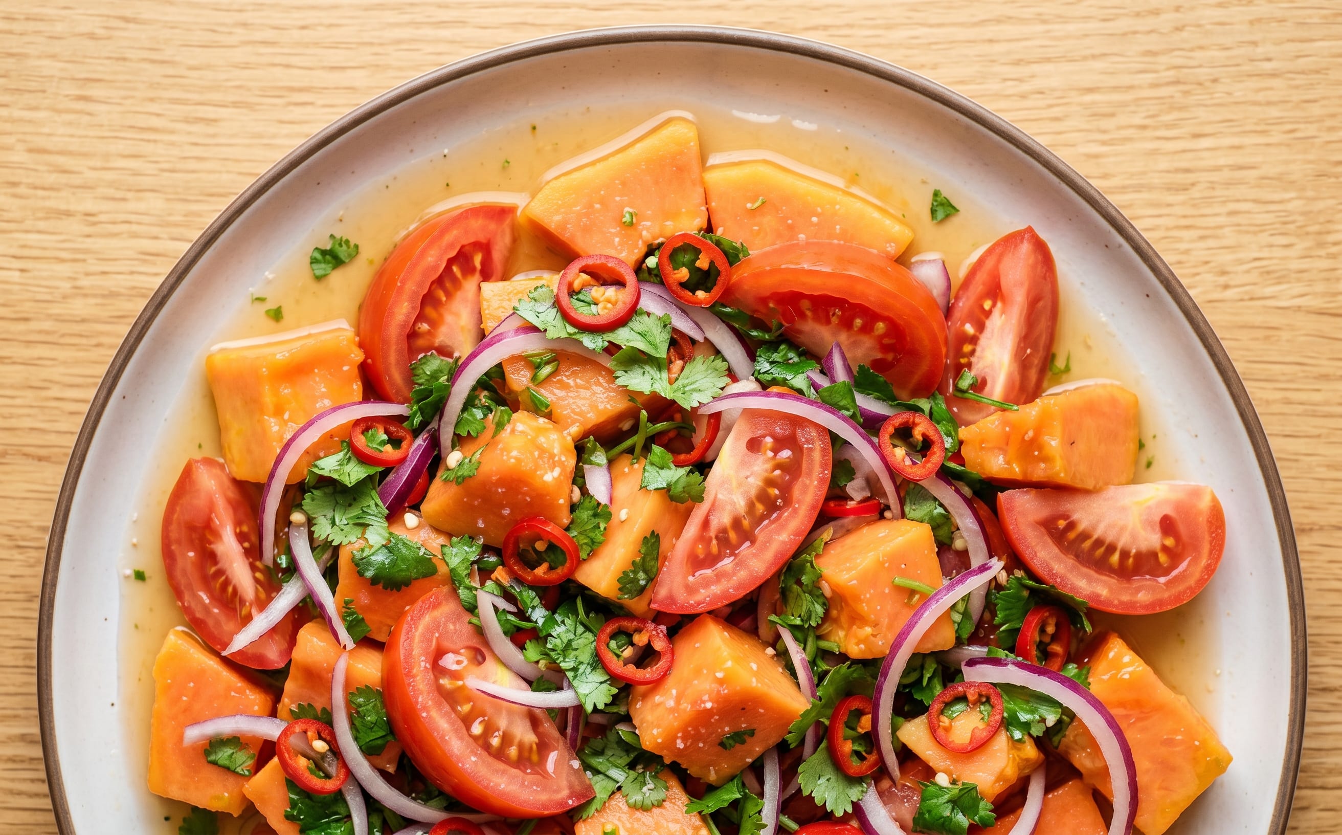 Papaya and Lime Salad