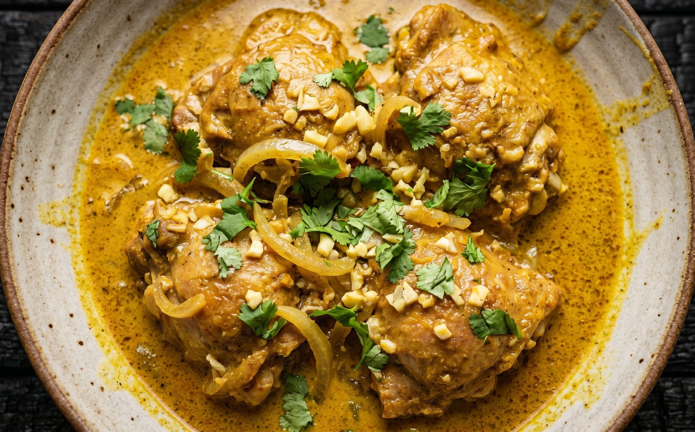Digaag Qumbe (Chicken in Coconut Sauce)