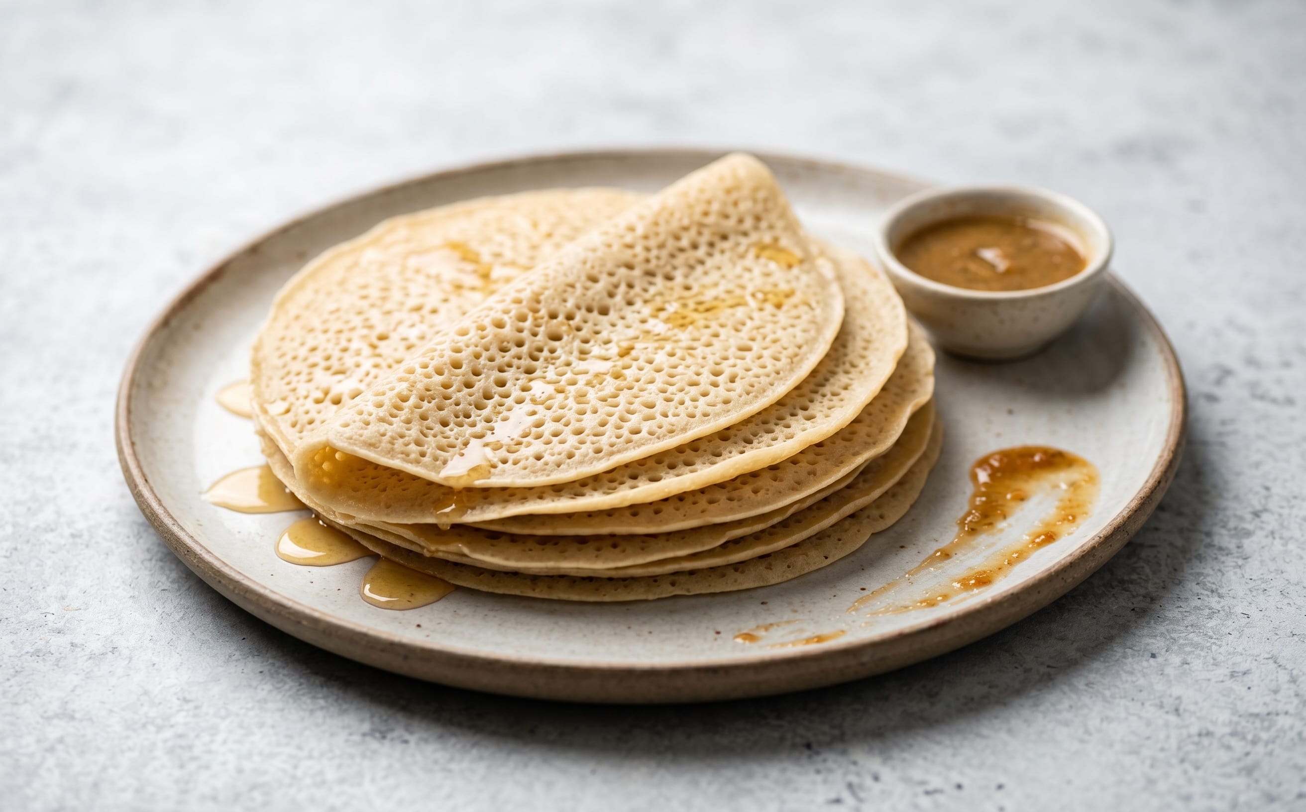 Canjeero (Fermented Somali Pancakes)