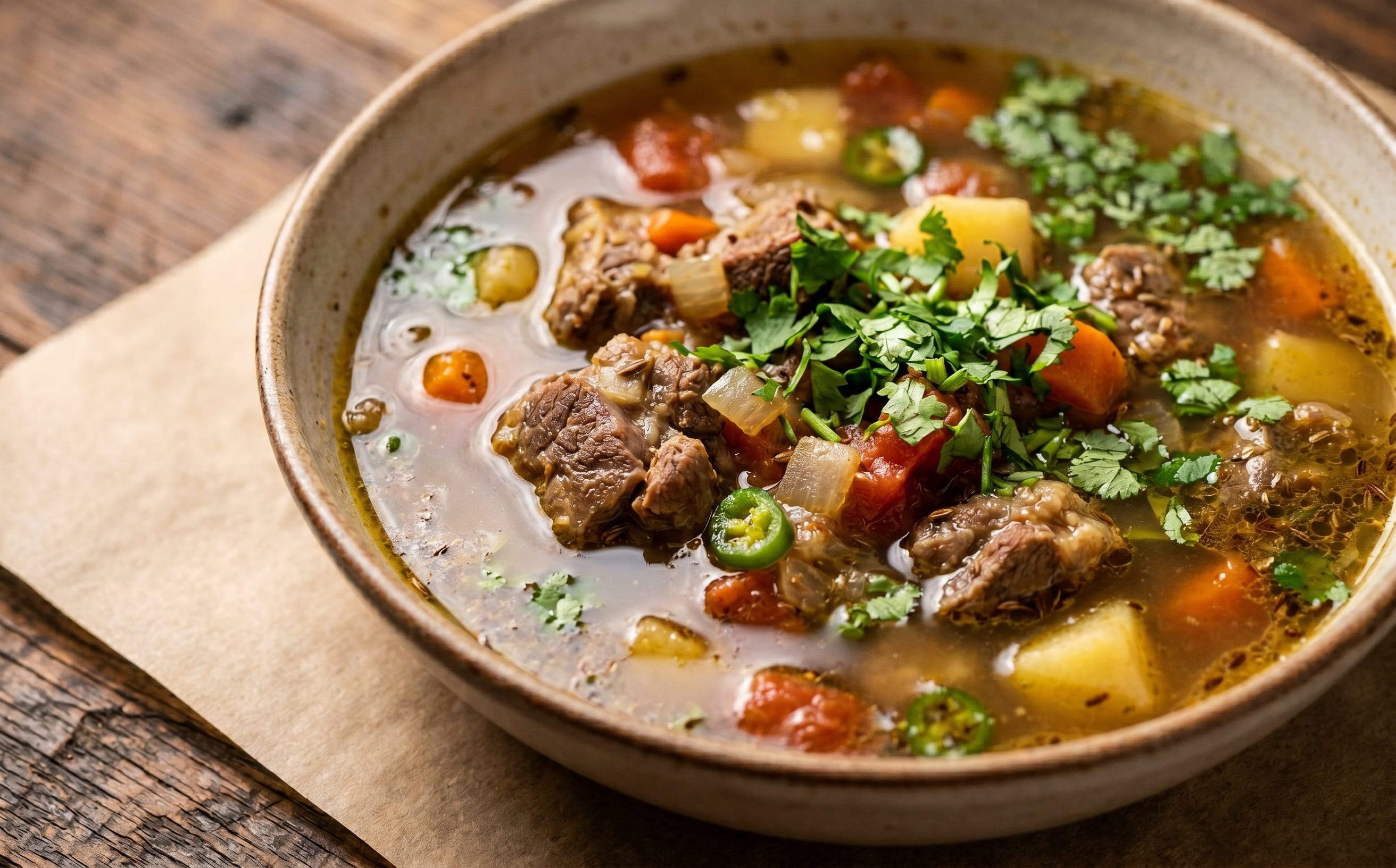 Maraq Ari (Somali Goat Soup)