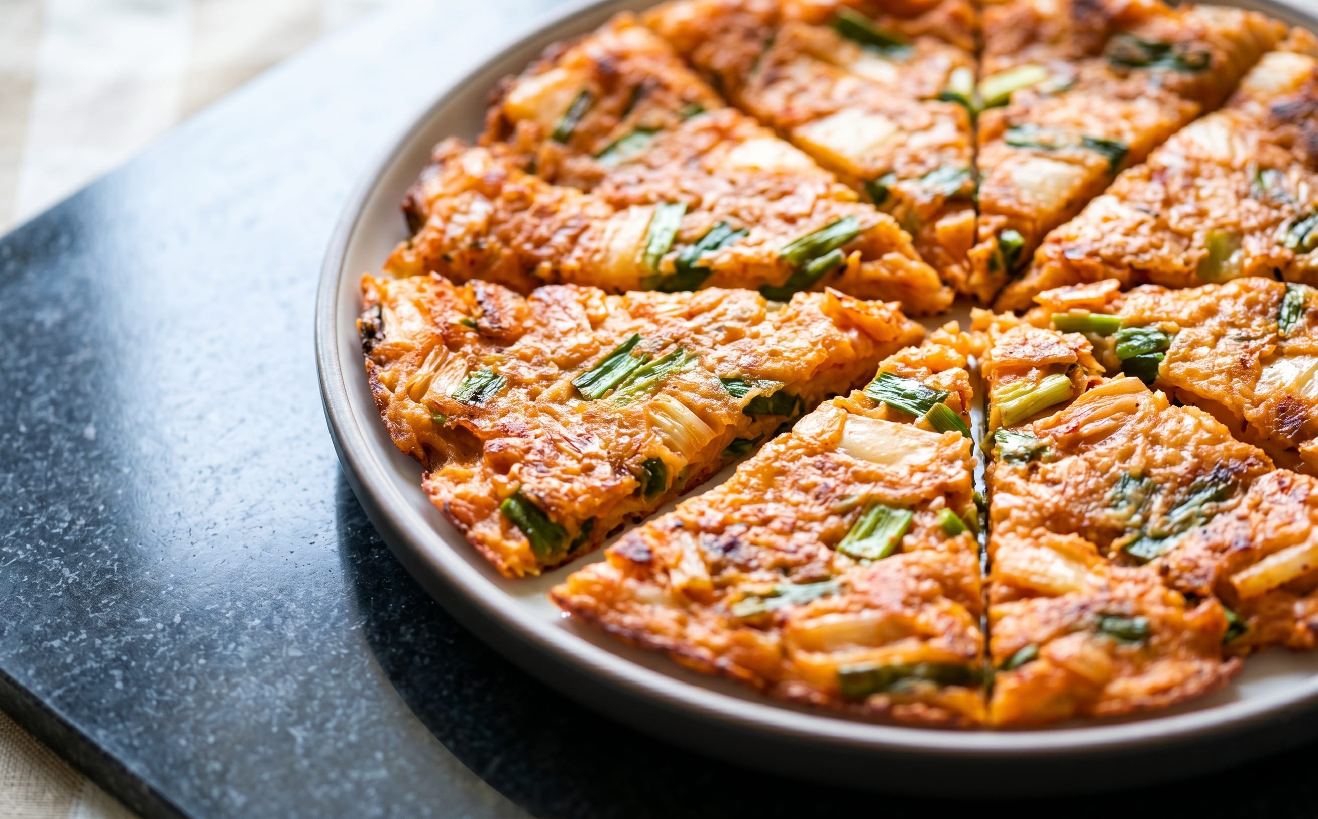Kimchi-jeon (Kimchi Pancakes)