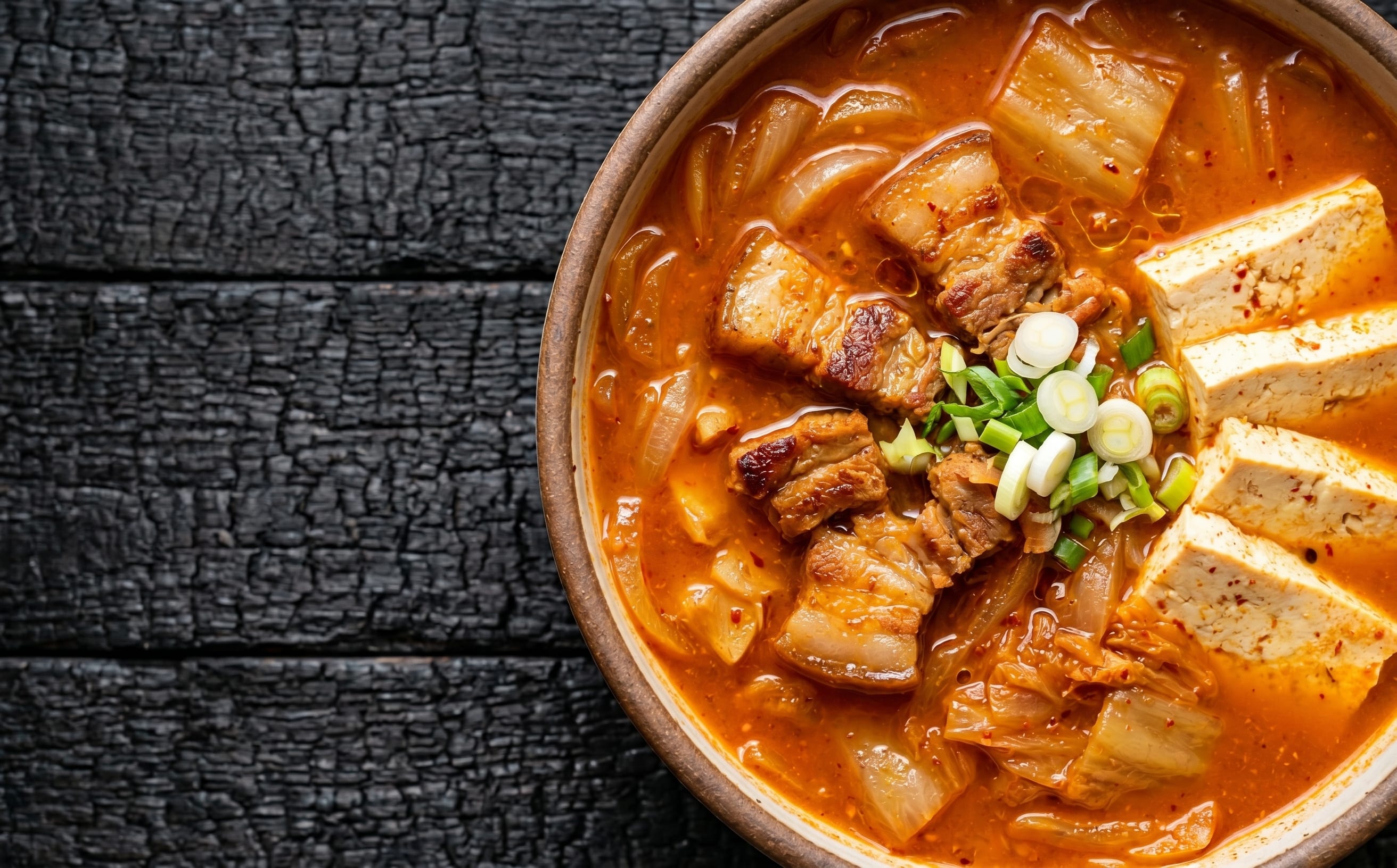 Kimchi-jjigae (Kimchi Stew with Pork and Tofu)