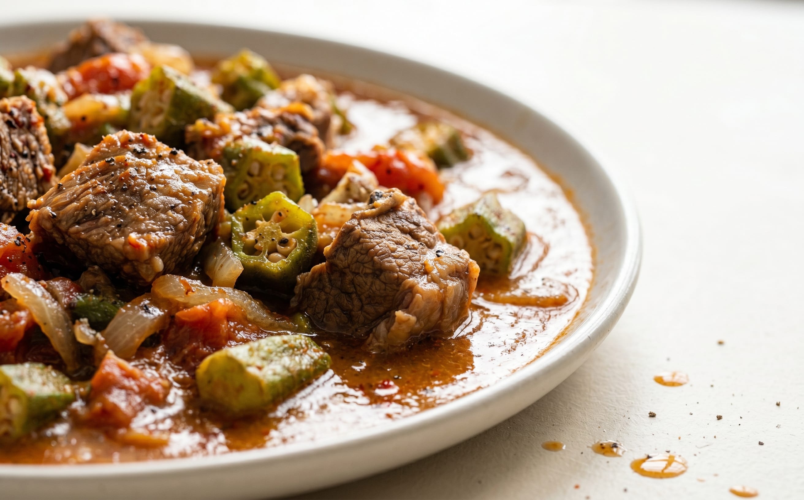 Bamia (Beef and Okra Stew)