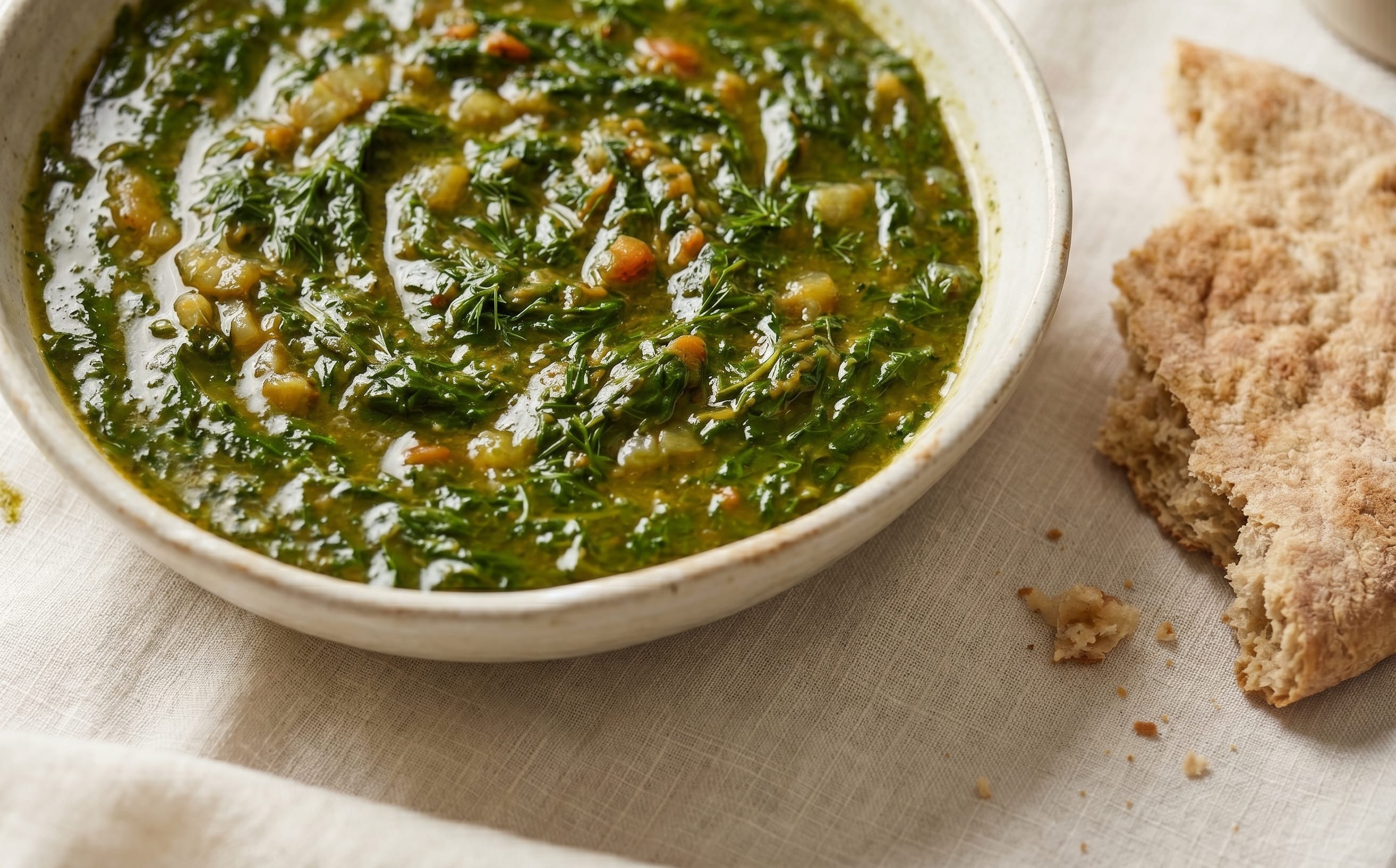Molokhia (Jute Leaf Stew)