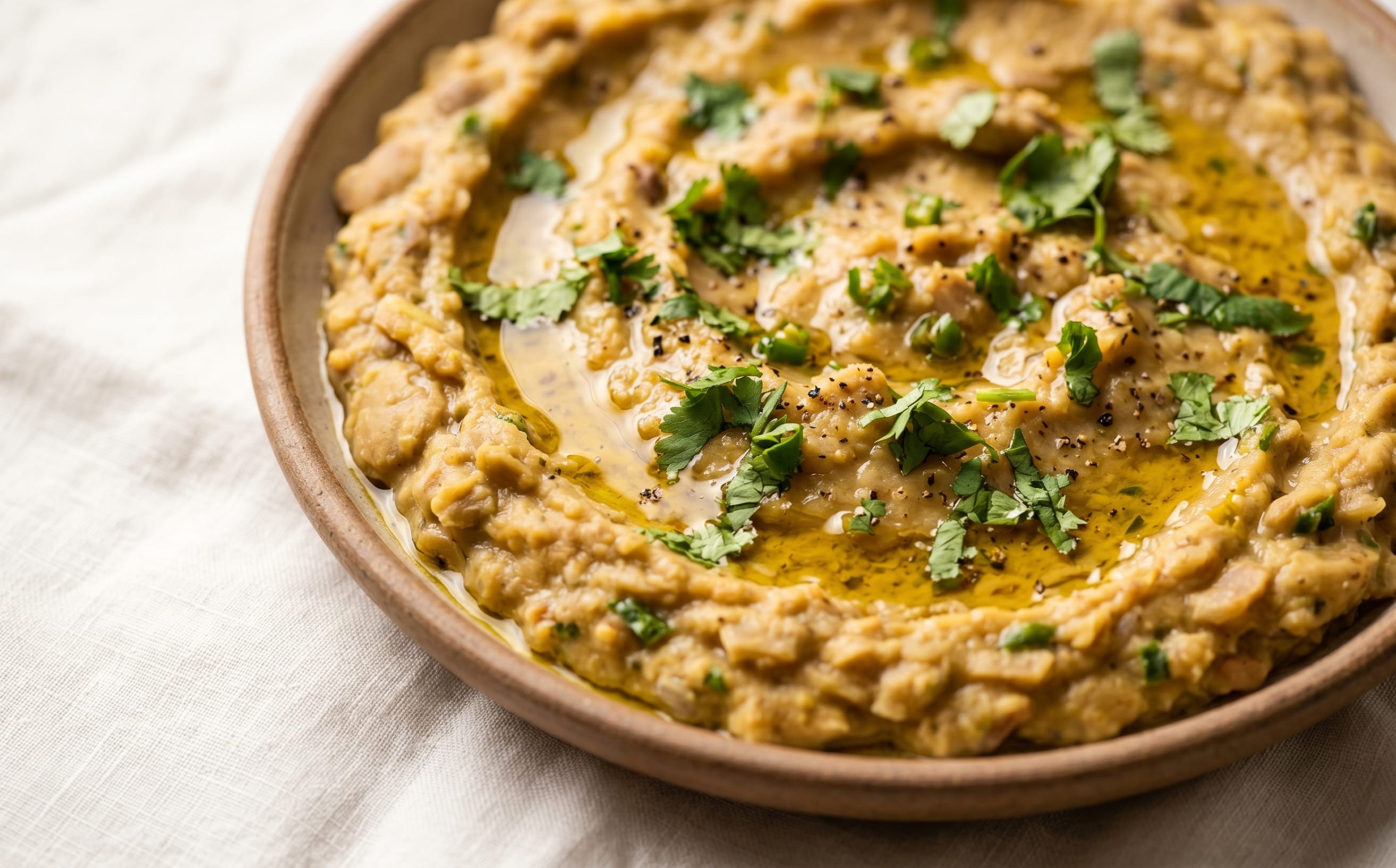Ful Medames (Warm Fava Bean Mash)