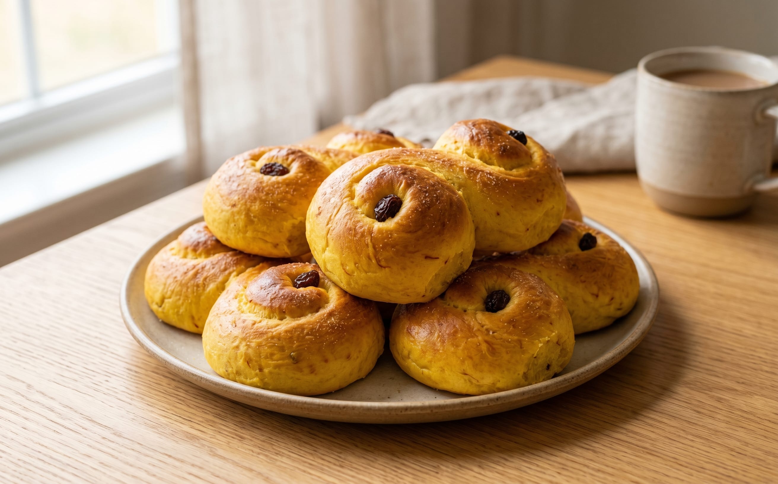 Lussekatter (Swedish Saffron Buns)