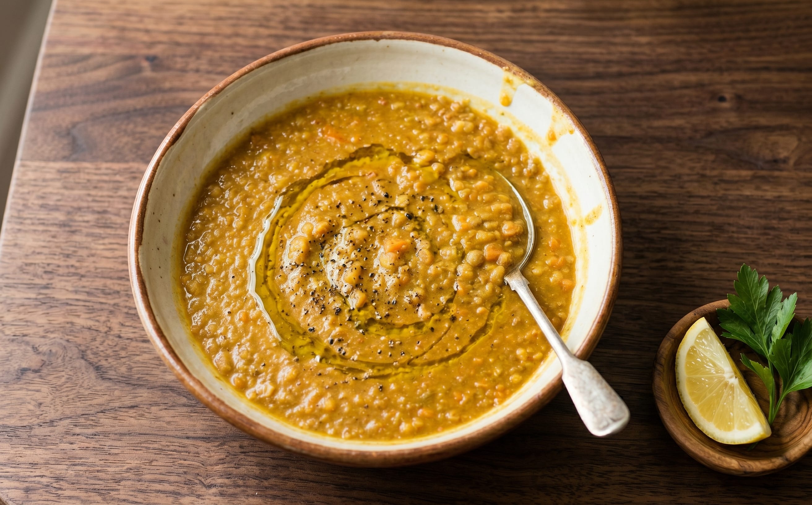 Shorbat Adas (Lentil and Cumin Soup)