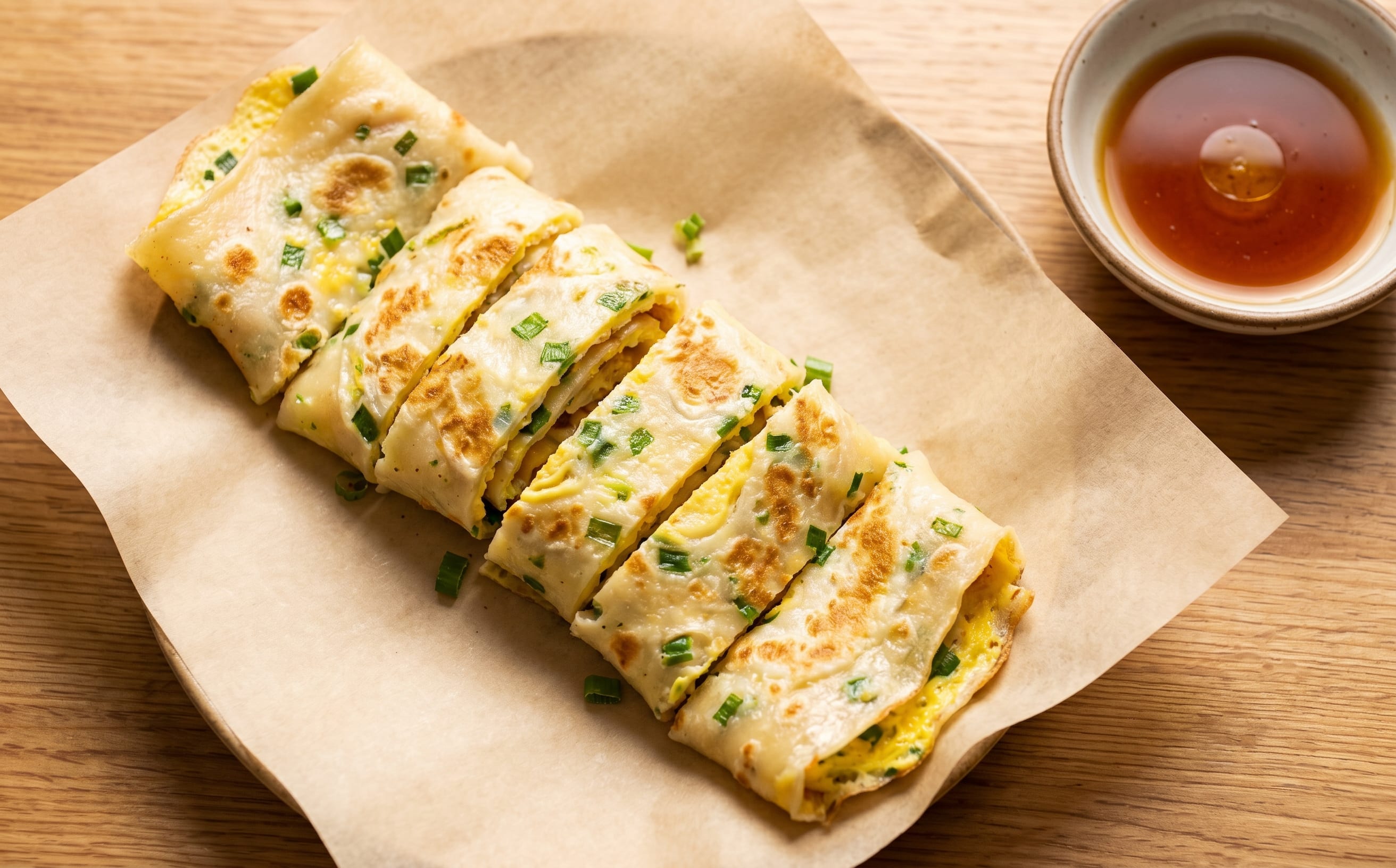 Dan Bing (Taiwanese Egg Crepe)