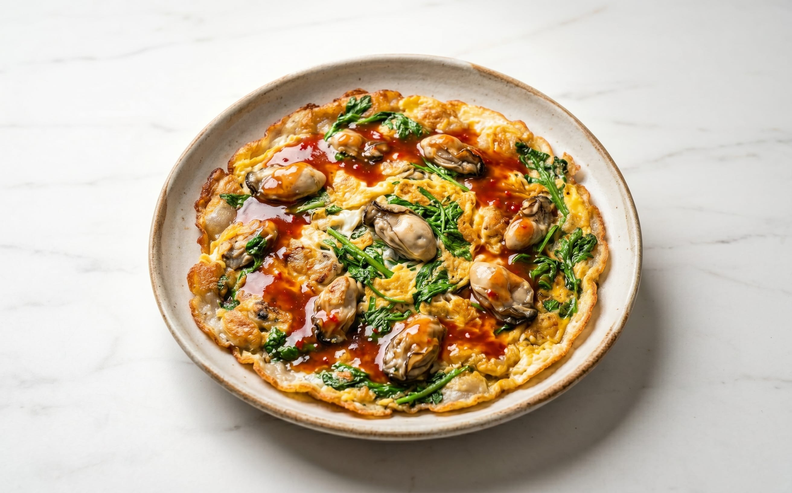 Ô-á-chian (Taiwanese Oyster Omelet)