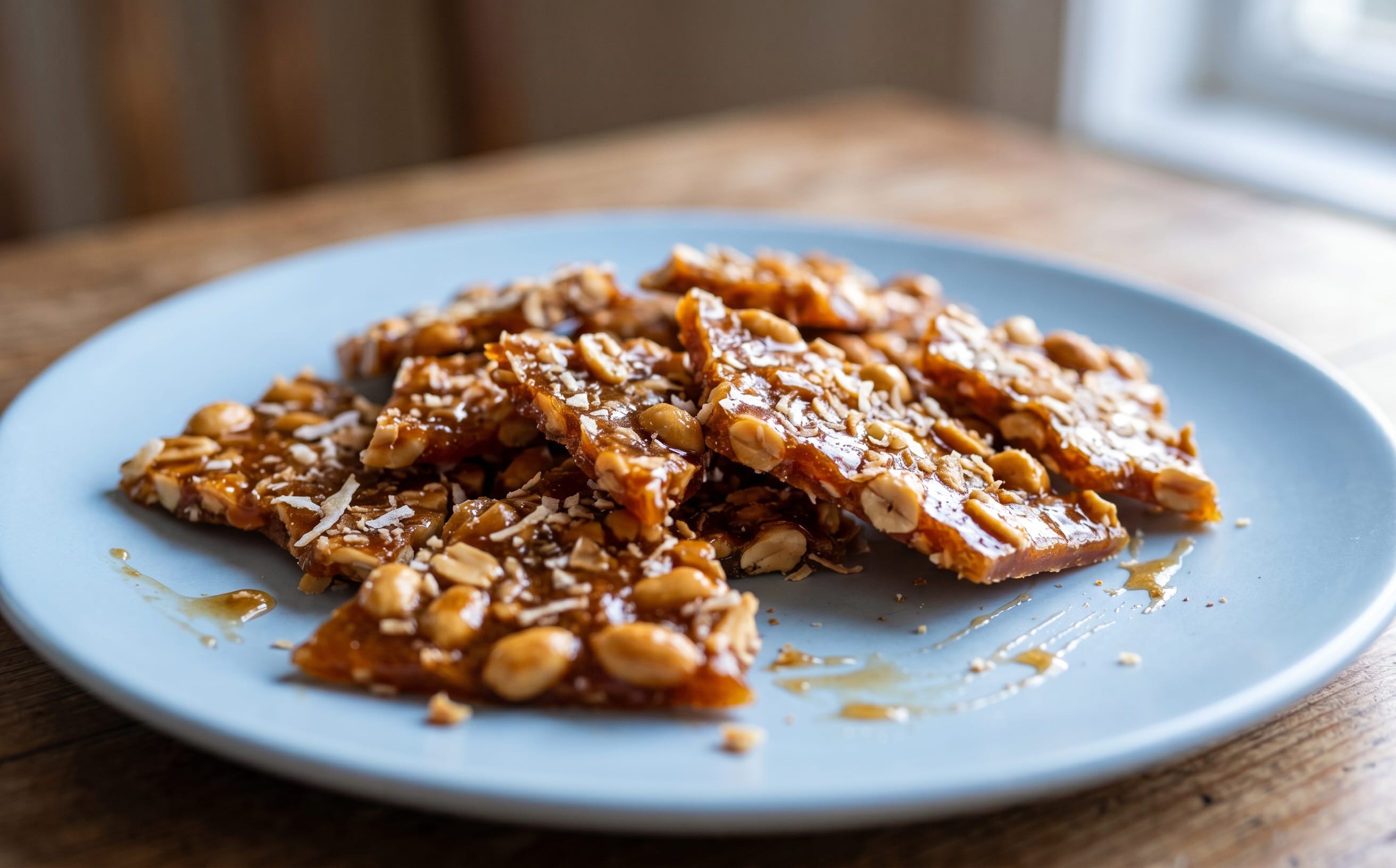 Kashata (Peanut and Coconut Brittle)