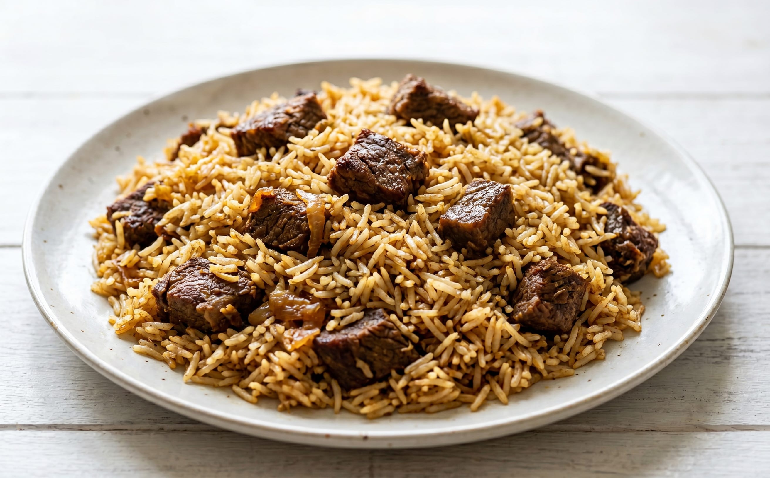 Pilau ya Nyama (Spiced Beef Pilaf)