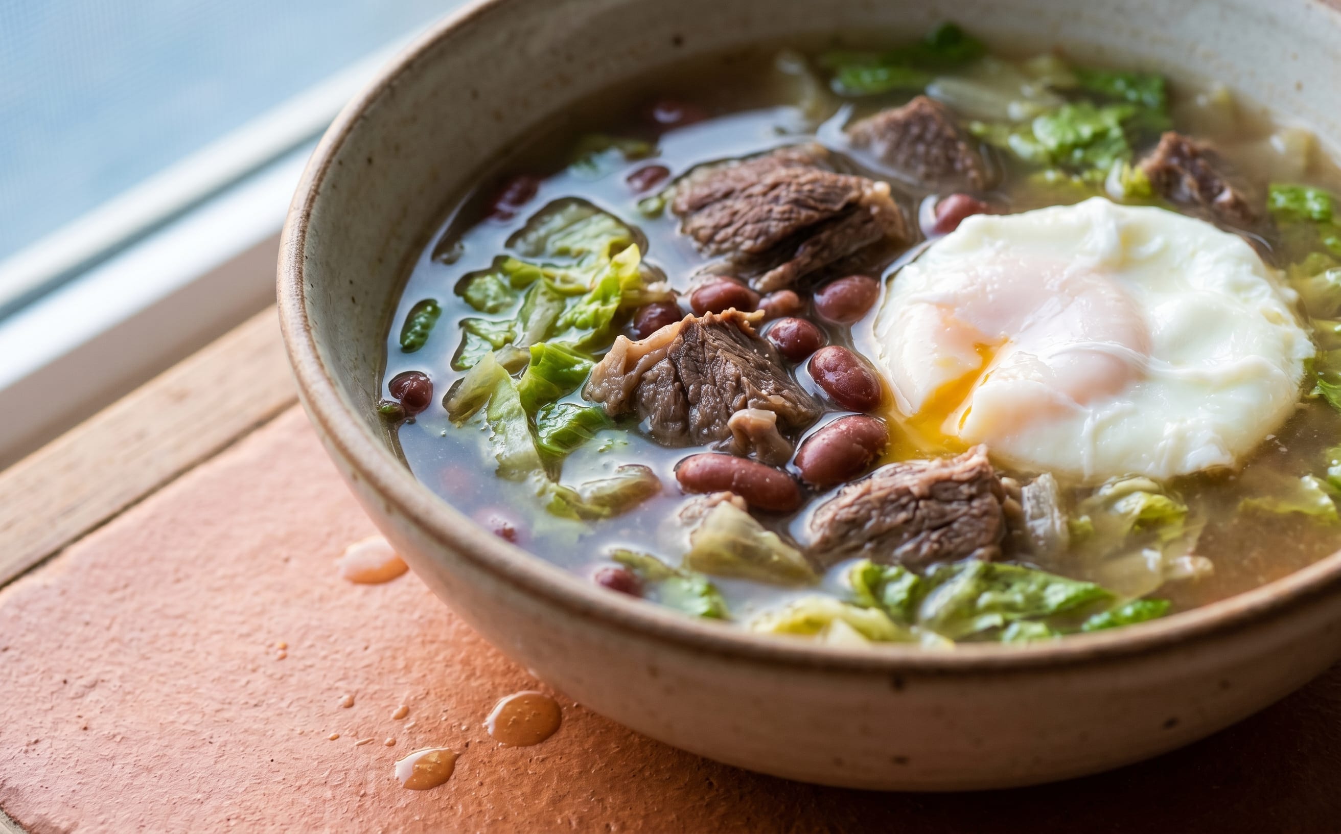 Timorese-Style Beef and Red Bean Soup