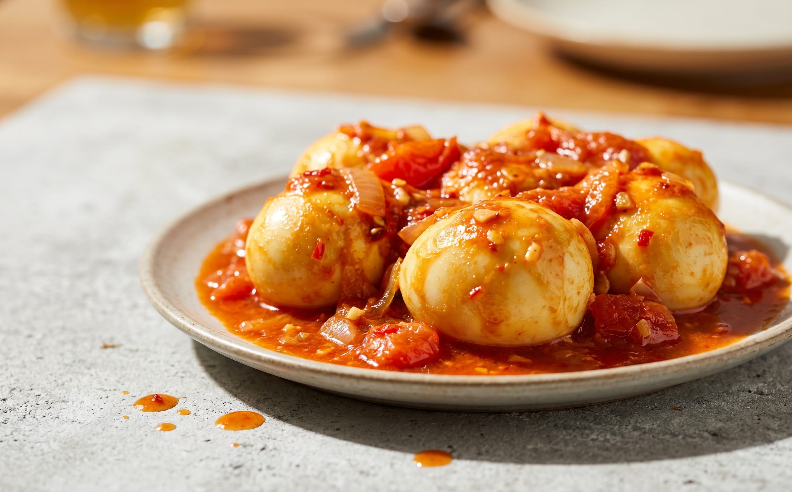 Timorese-Style Eggs in Chili Sauce
