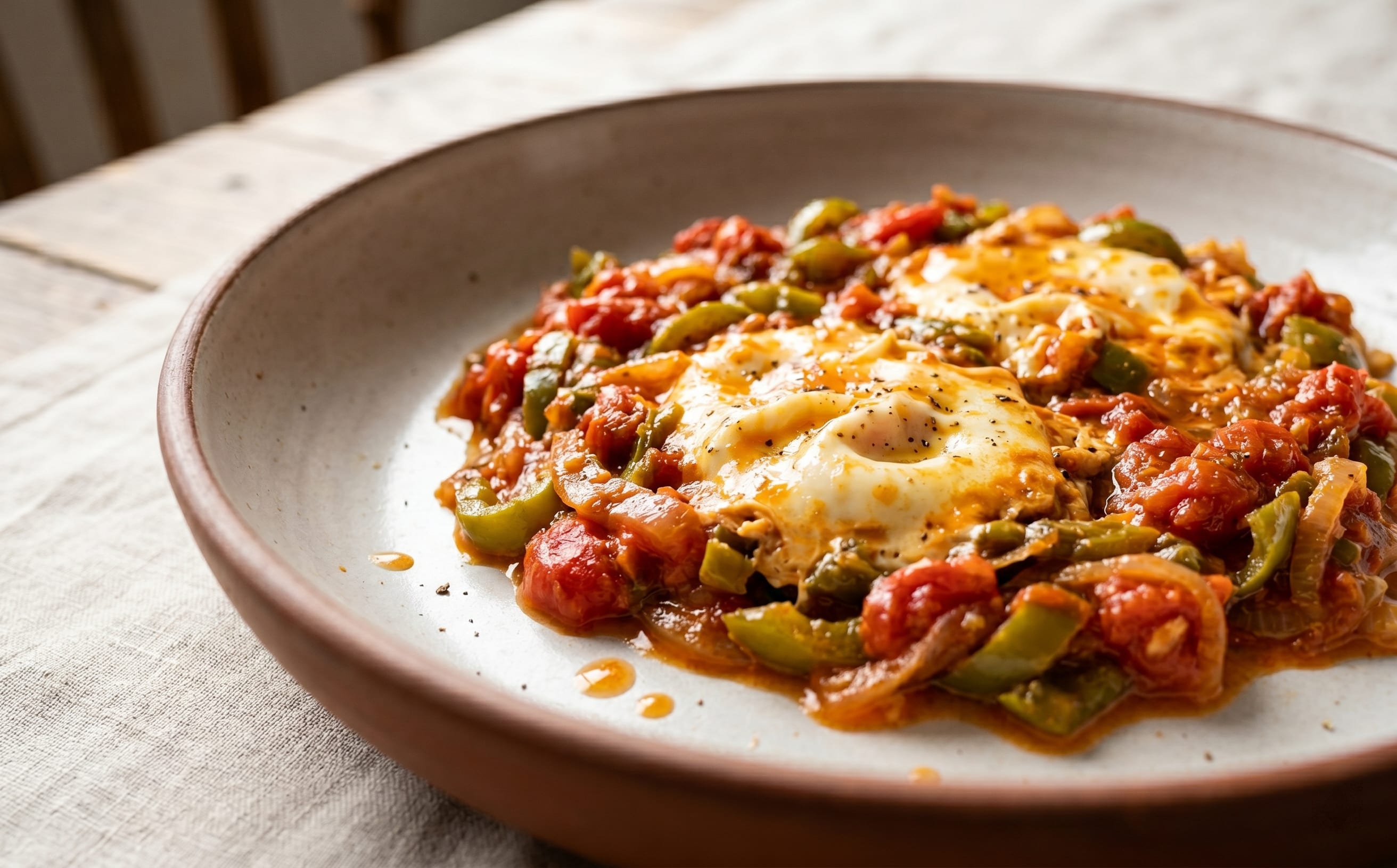 Menemen (Turkish Tomato and Egg Scramble)