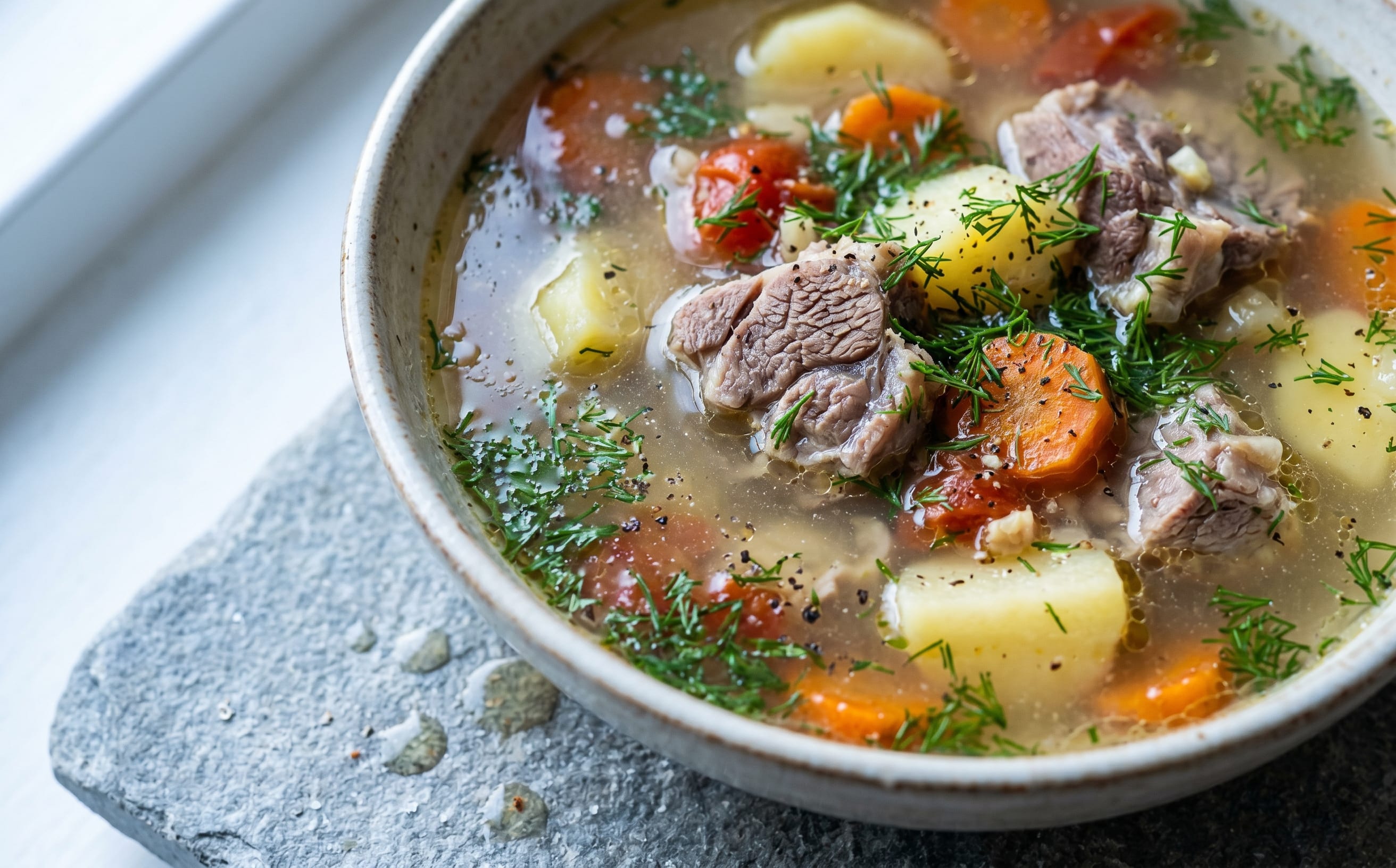 Şurpa (Lamb and Vegetable Soup)
