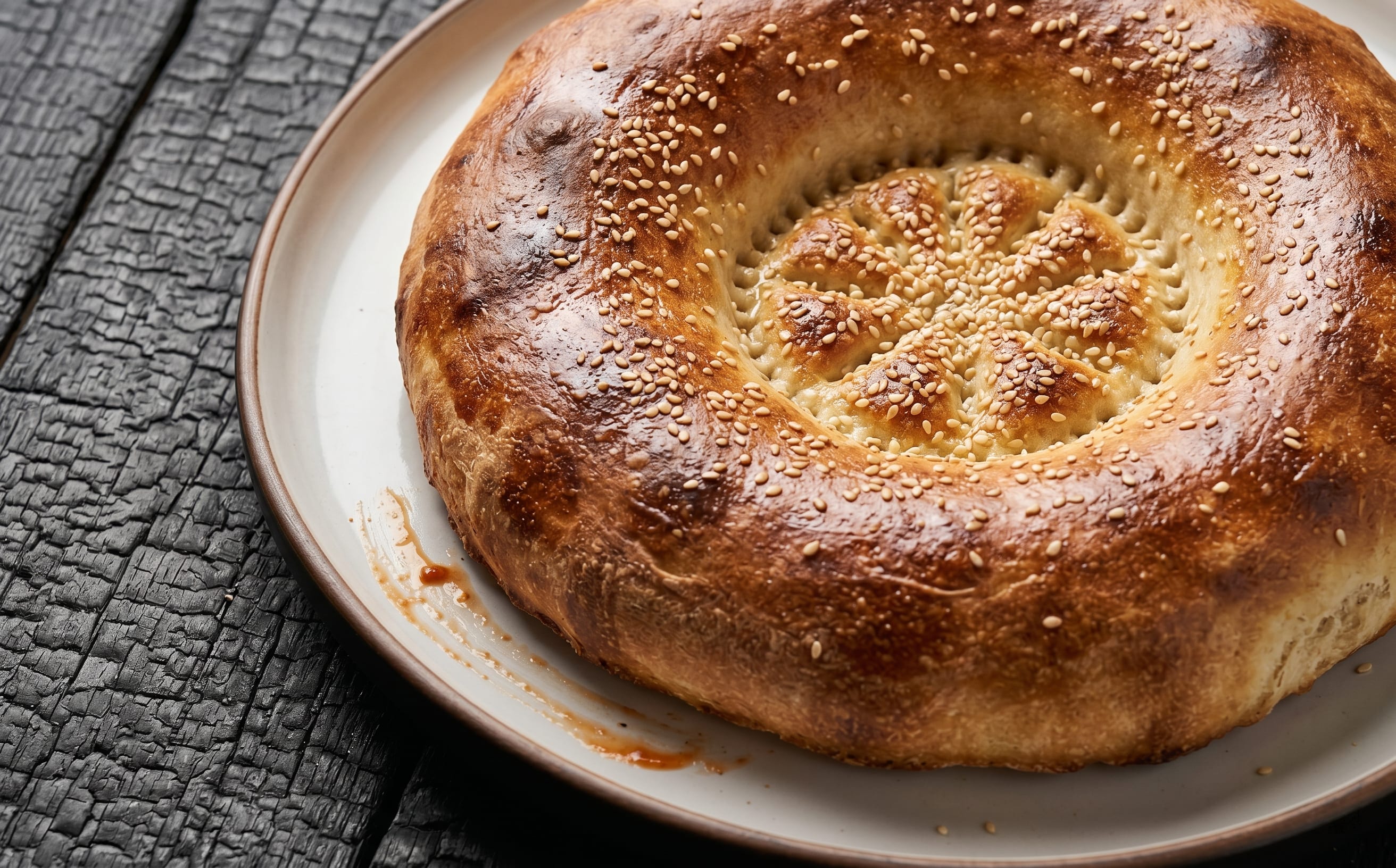 Çörek (Turkmen Oven Bread)