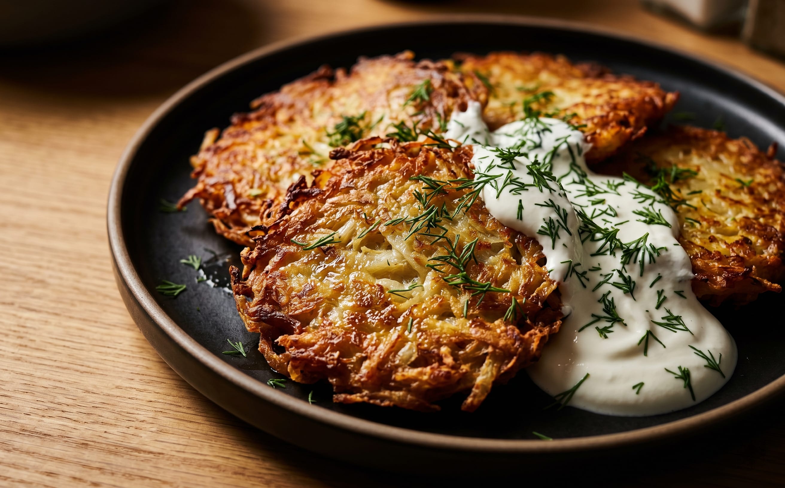 Deruny (Ukrainian Potato Pancakes)