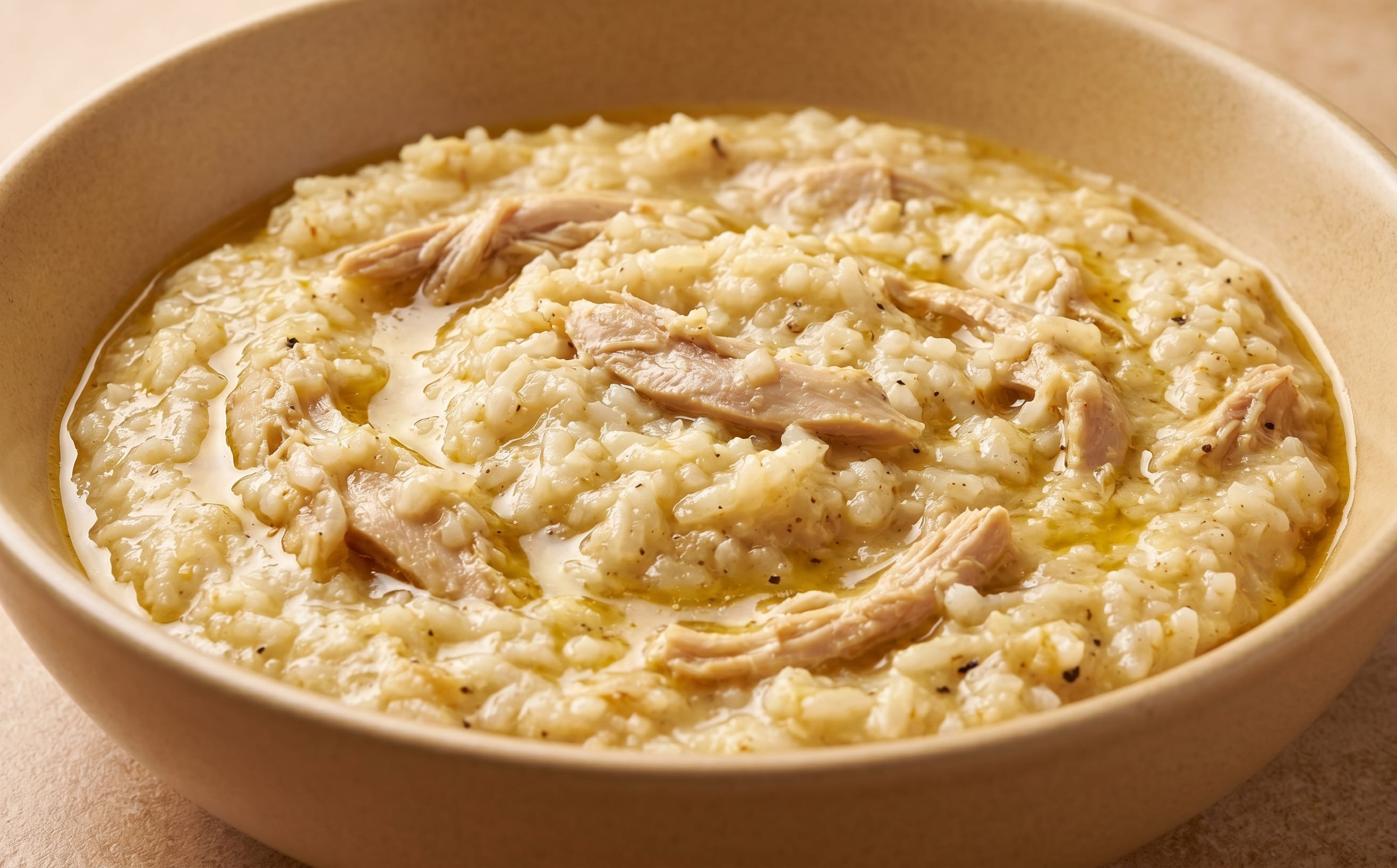 Madrouba Dajaj (Creamy Chicken and Rice Porridge)